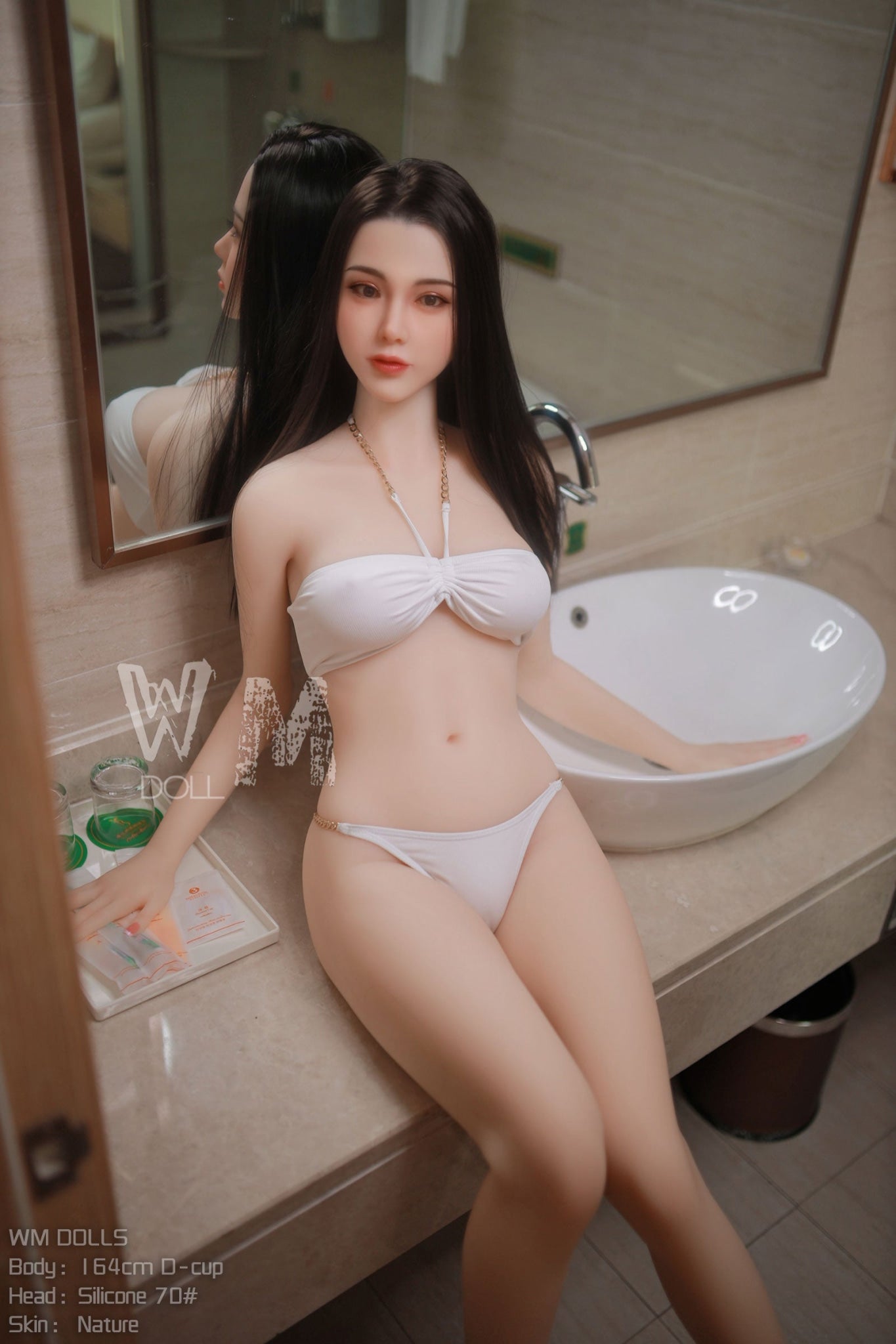 Mindy Premium Female TPE Sex Doll + Silicone Head