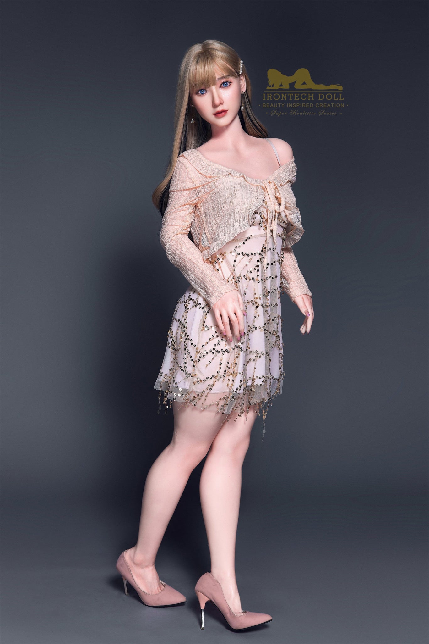 Candy 152cm (4ft9) A-Cup Life Size Silicone Sex Doll - IronTech Doll®