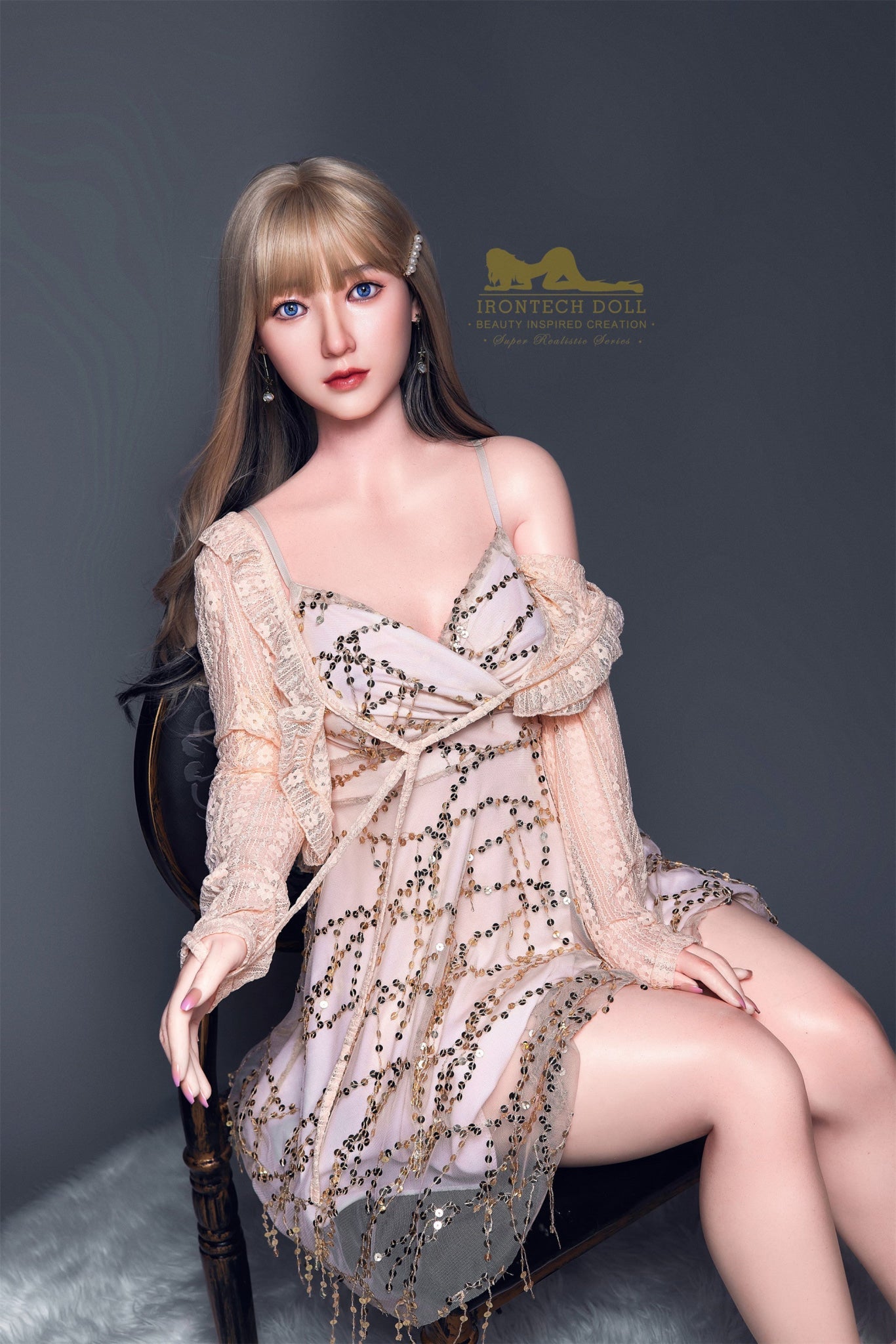 Candy 152cm (4ft9) A-Cup Life Size Silicone Sex Doll - IronTech Doll®