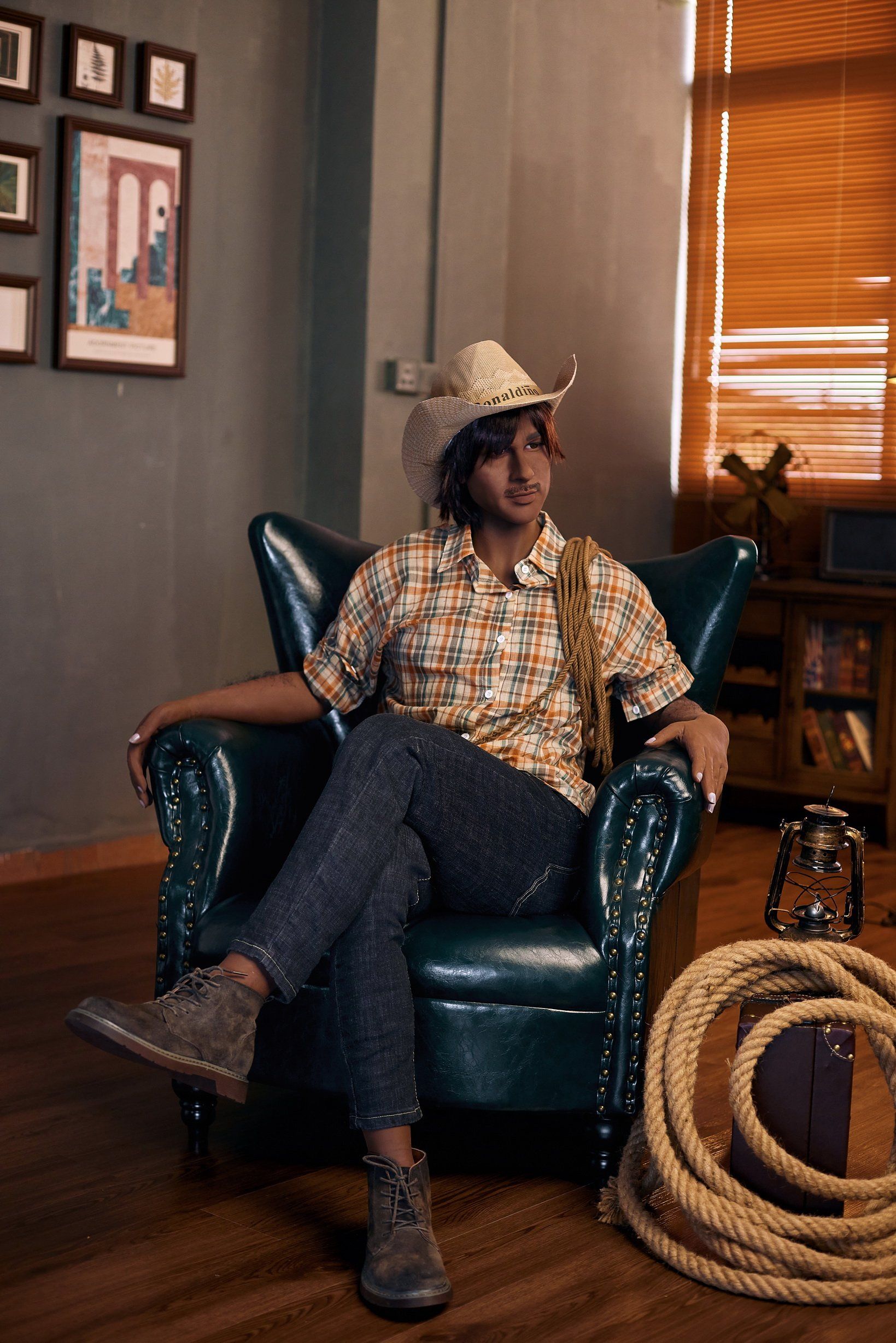 Charles 175cm 5ft74 TPE Big Realistic Male Sex Doll - Iron Tech Doll