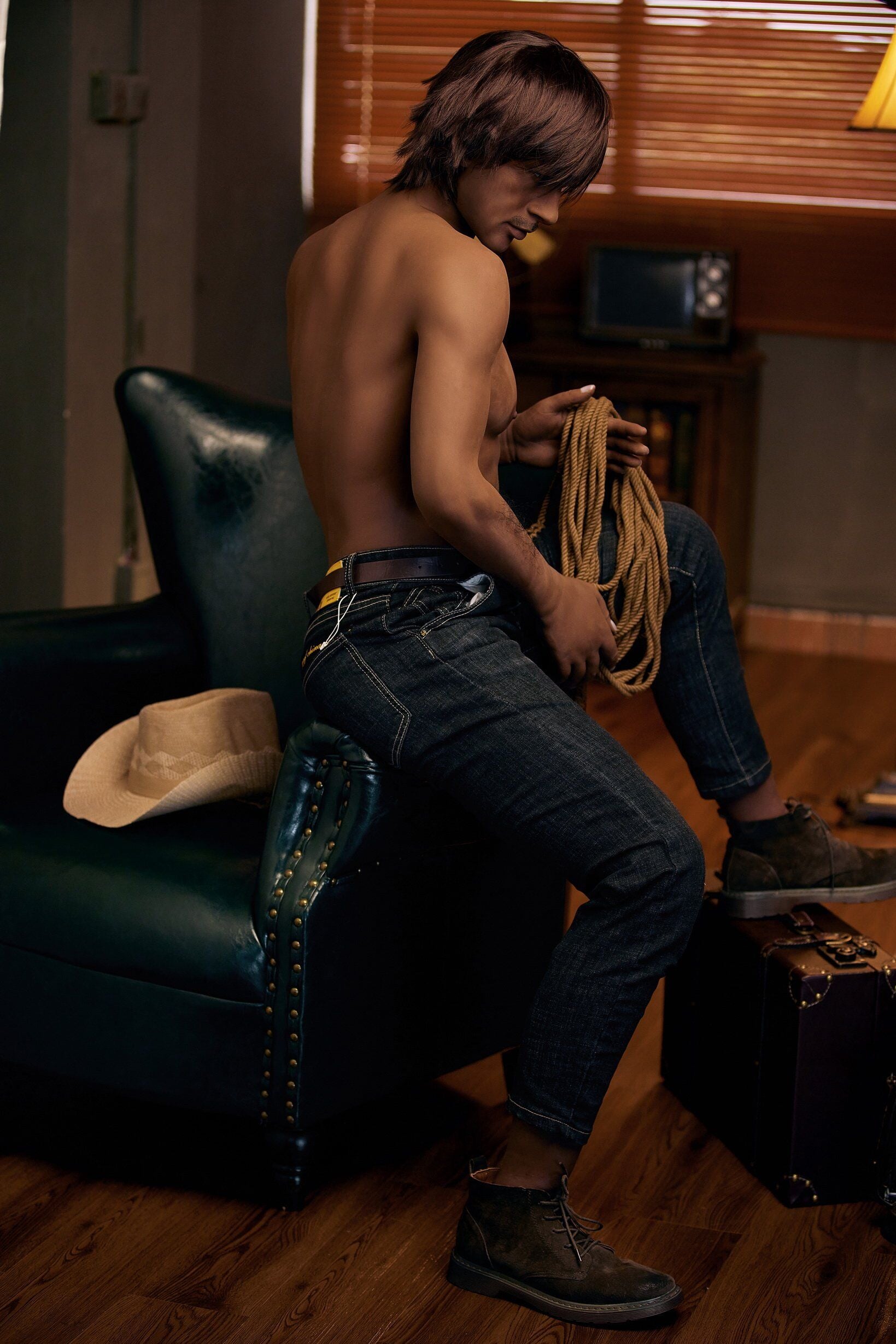 Charles 175cm 5ft74 TPE Big Realistic Male Sex Doll - Iron Tech Doll