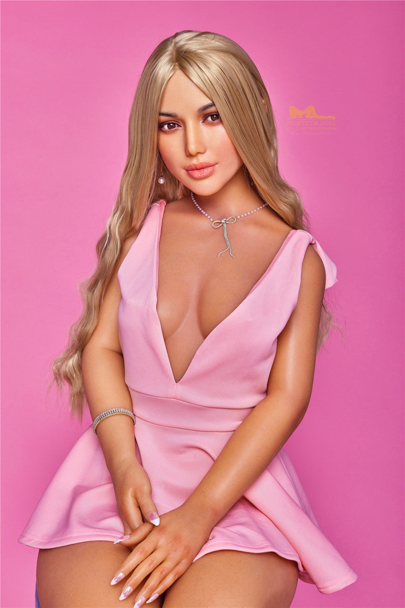 Celine 152cm (4ft9) A-Cup Premium Silicone Sex Doll - IronTech Doll®