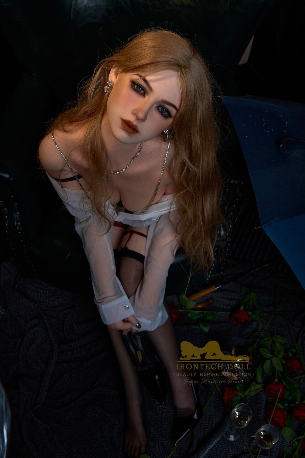 Flora 164cm(5ft4) E-Cup Blonde Silicone Love Doll - IronTech Doll®