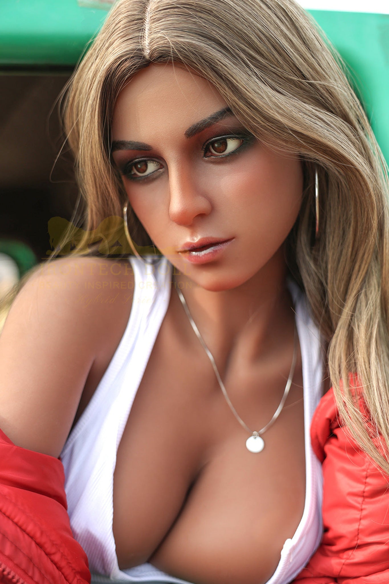 Flora  159 cm (5 ft 2) E-Cup Silicone Head and TPE Body Hybrid Sex Doll - Irontech Doll