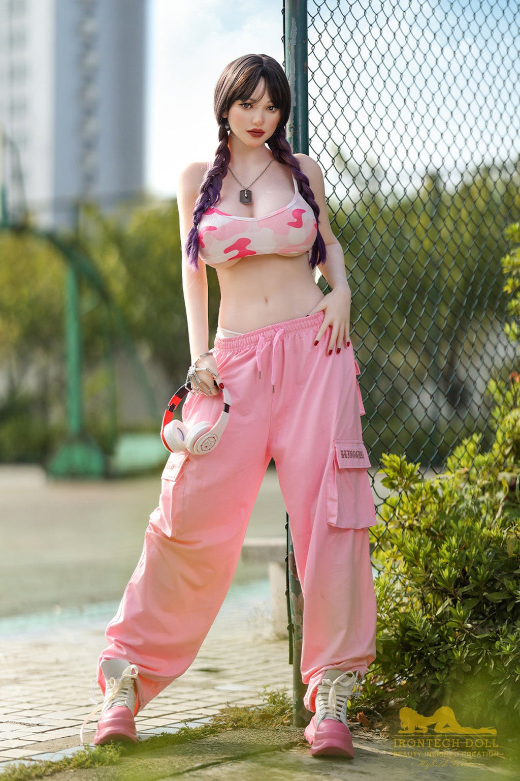 Layla 163cmPlus (5ft3) G-Cup Silicone Head + TPE Body Sex Doll - Irontech Doll®