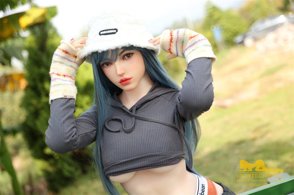 Joline 159cmplus ( 5ft2 ) F-Cup Silicone Head and TPE Body Hybrid Sex Doll - Irontech Doll