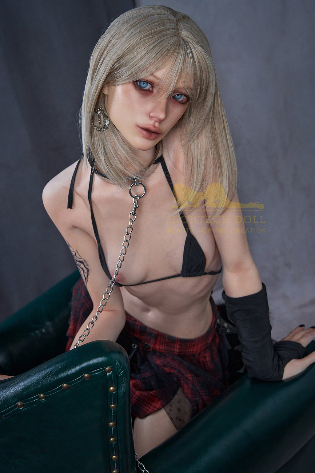 Bailey 161cm minus (5ft28) AA-Cup skinny Full Silicone Sexy Love Doll - Super Realistic Series - IronTech Doll®