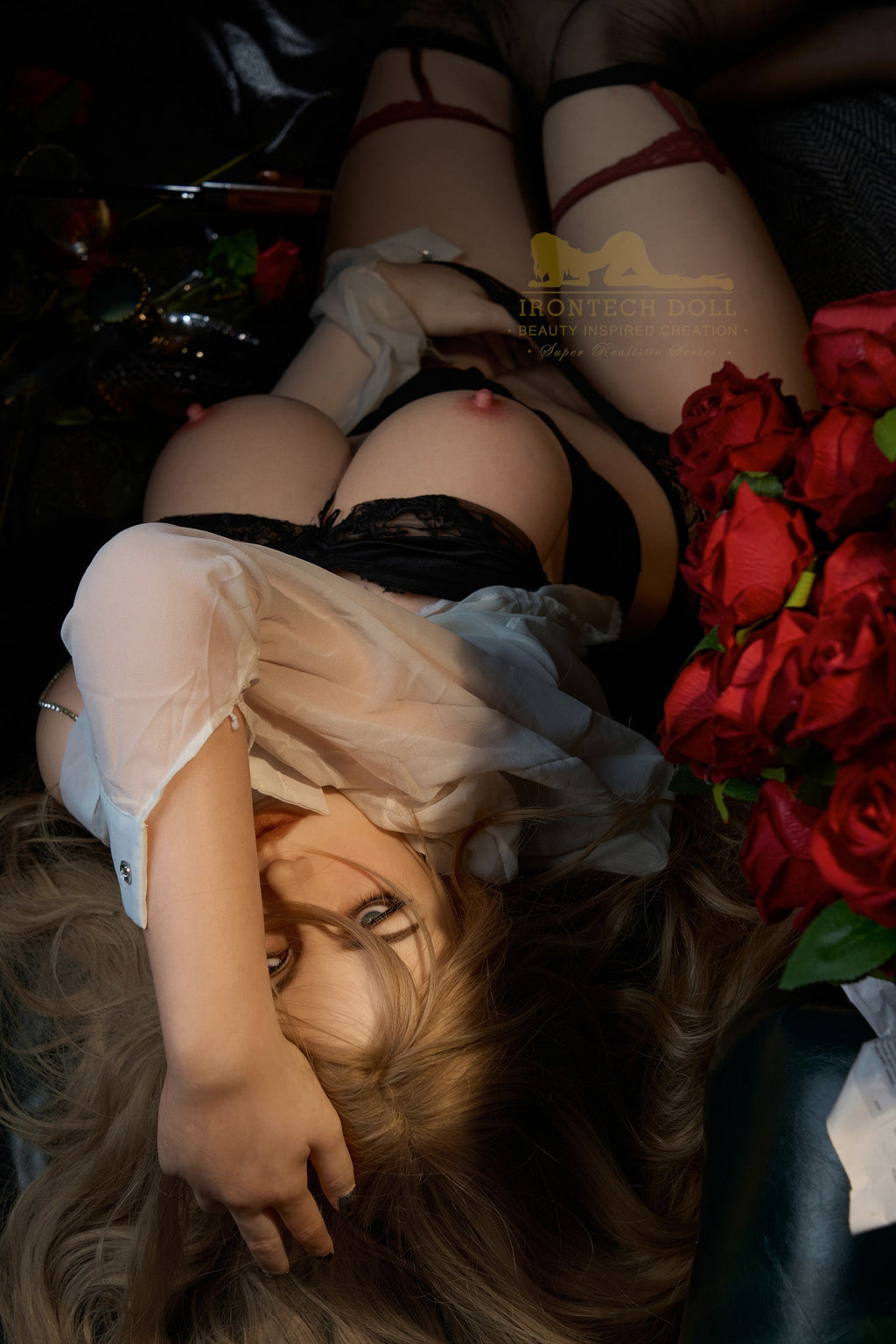 Flora 164cm(5ft4) E-Cup Blonde Silicone Love Doll - IronTech Doll®