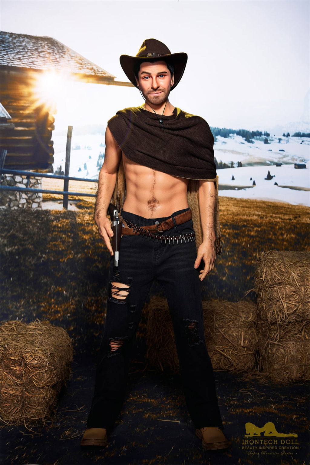 Allen 170cm(5ft7) Silicone Male Sex Doll - IronTech Doll®