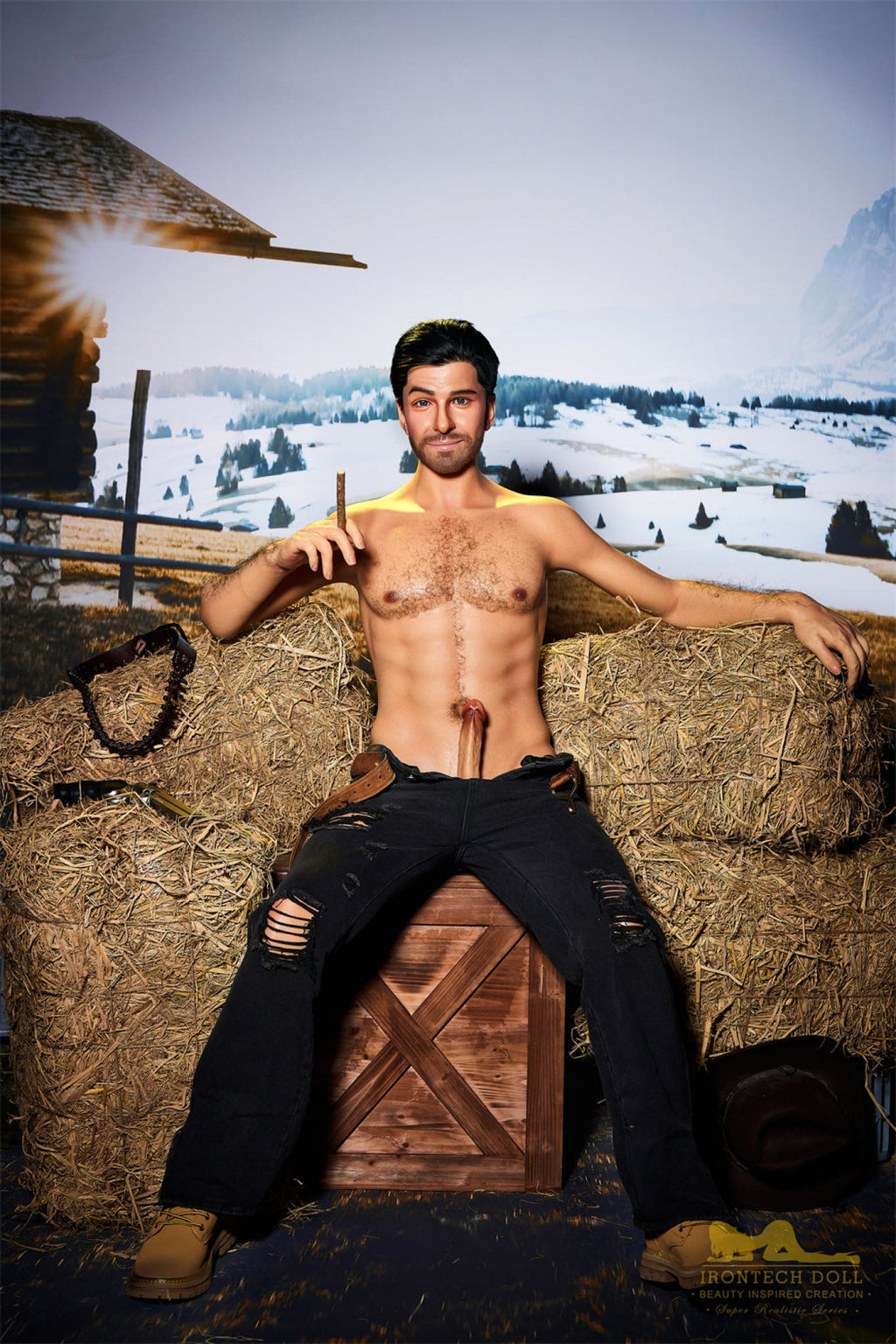 Allen 170cm(5ft7) Silicone Male Sex Doll - IronTech Doll®