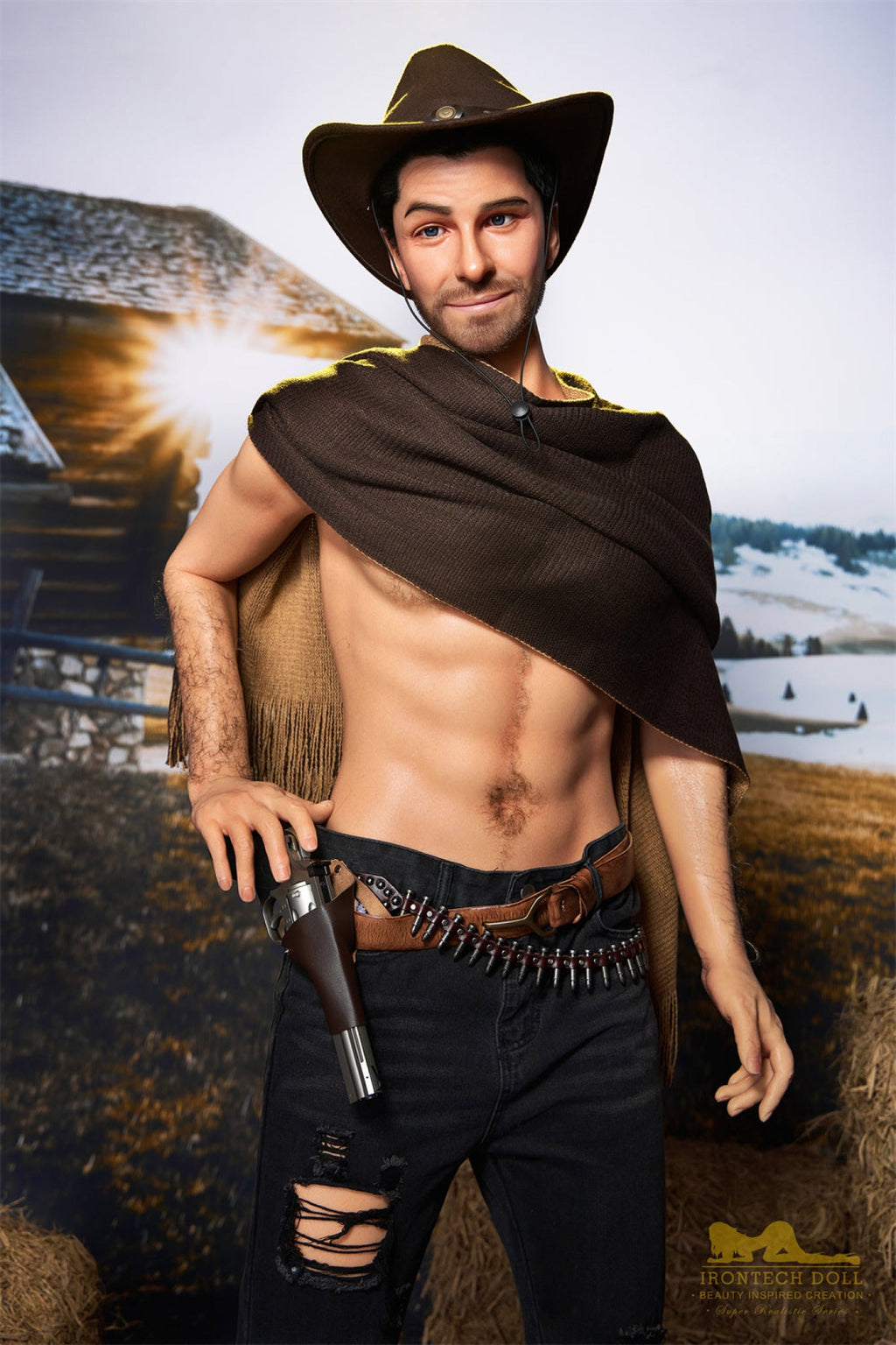 Allen 170cm(5ft7) Silicone Male Sex Doll - IronTech Doll®