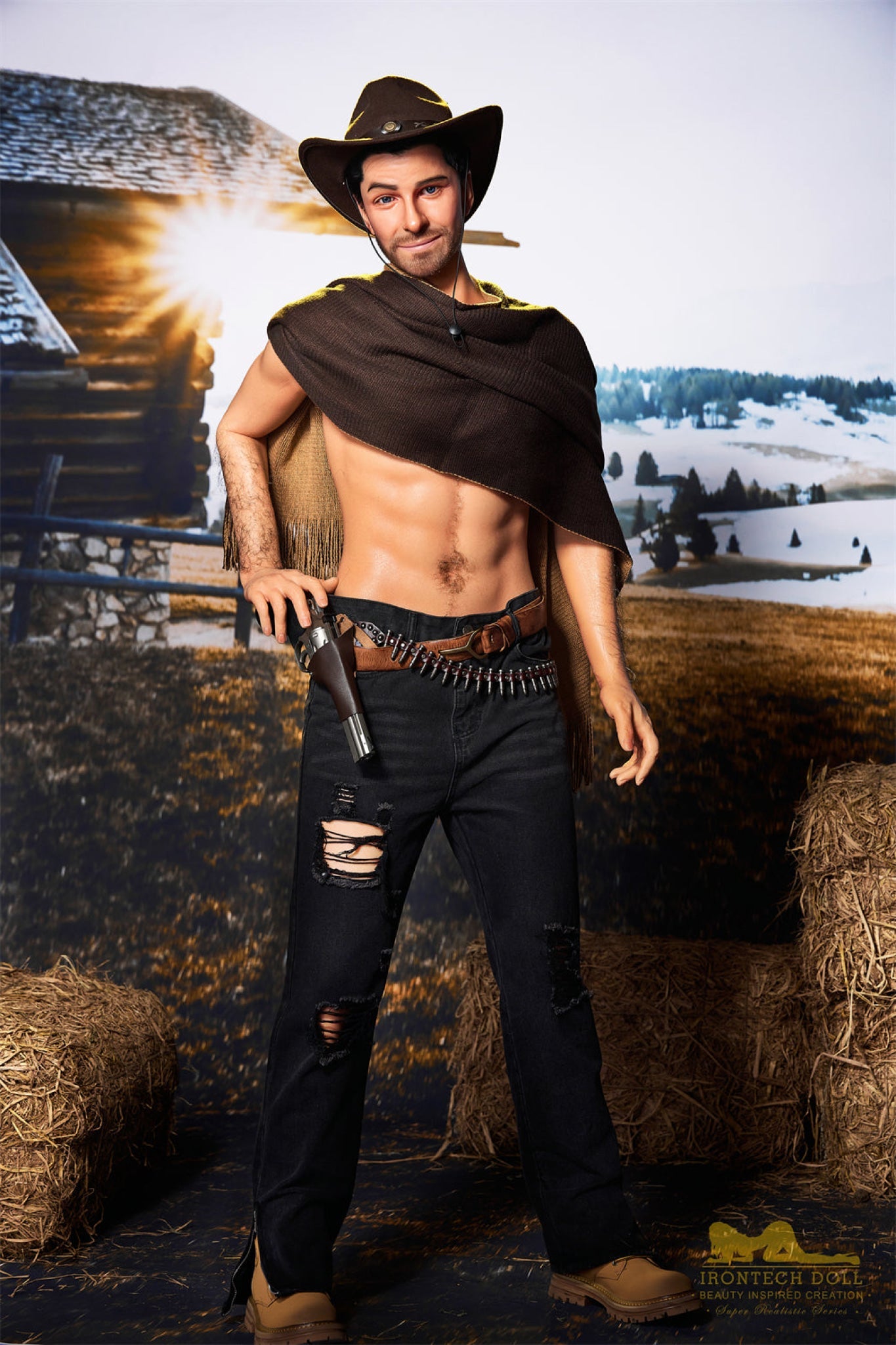 Allen 170cm(5ft7) Silicone Male Sex Doll - IronTech Doll®