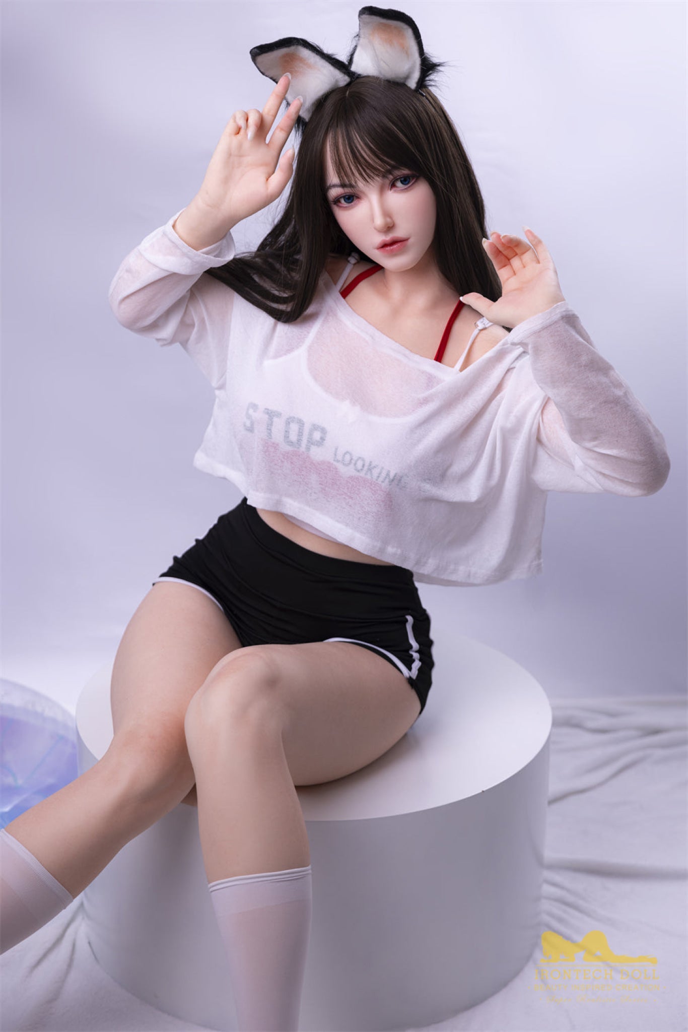 Joline  165cm(5ft4) F-Cup Brunette Asian full Silicone - IronTech Doll®