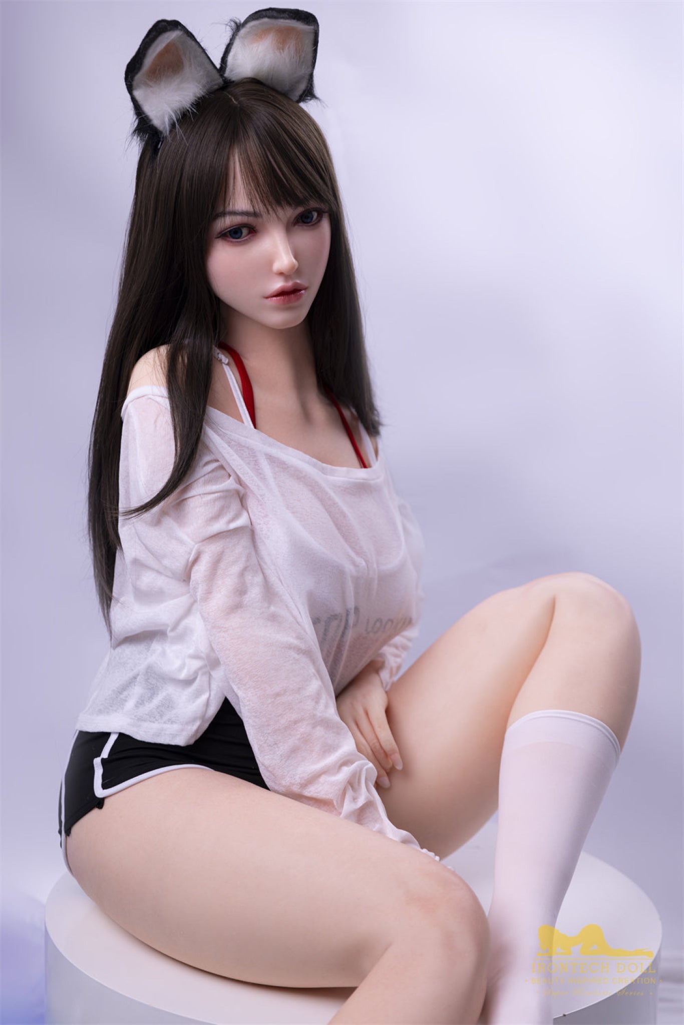 Joline  165cm(5ft4) F-Cup Brunette Asian full Silicone - IronTech Doll®
