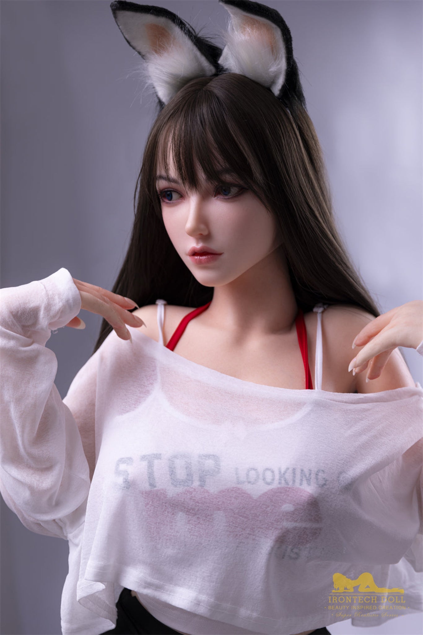 Joline  165cm(5ft4) F-Cup Brunette Asian full Silicone - IronTech Doll®