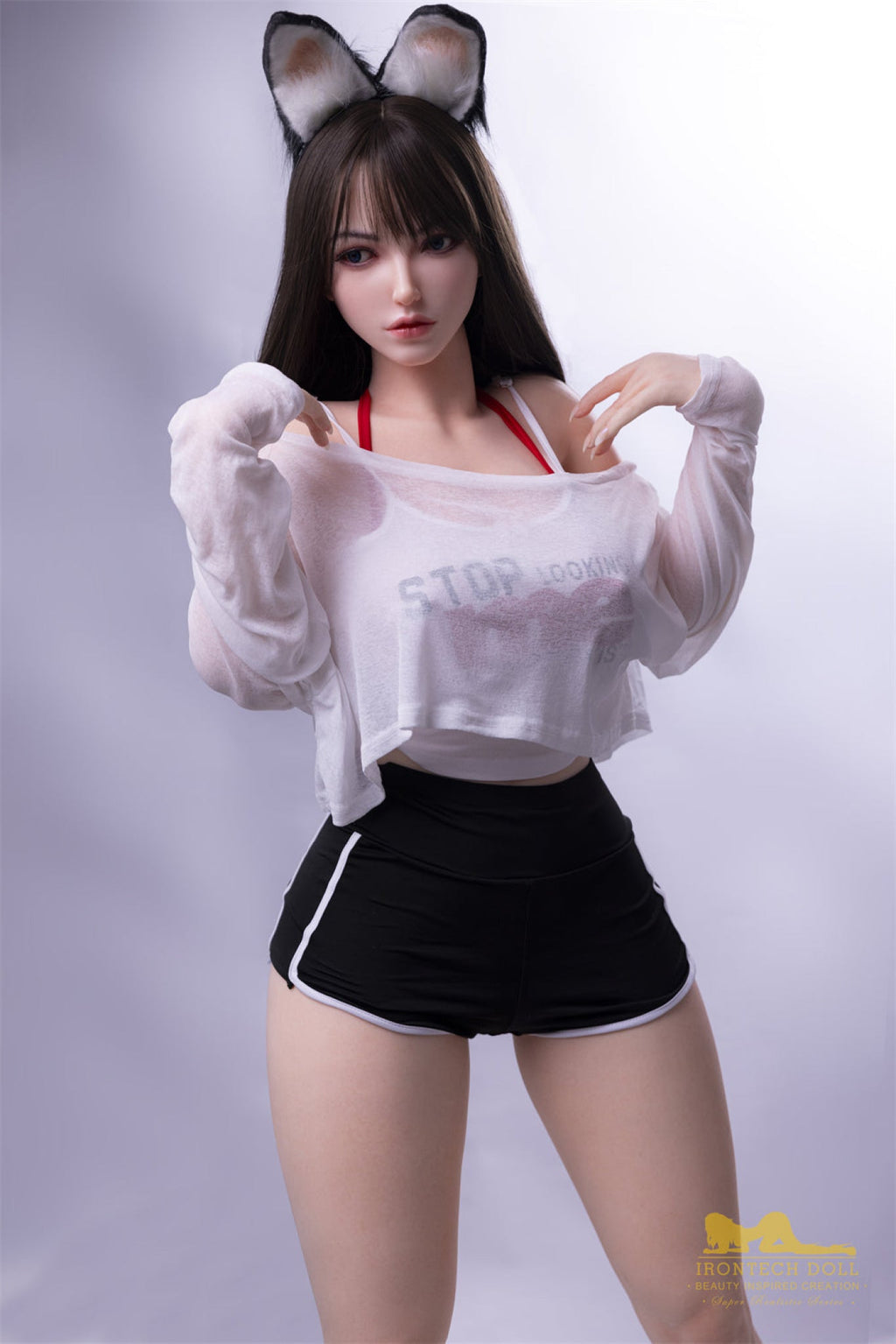 Joline  165cm(5ft4) F-Cup Brunette Asian full Silicone - IronTech Doll®