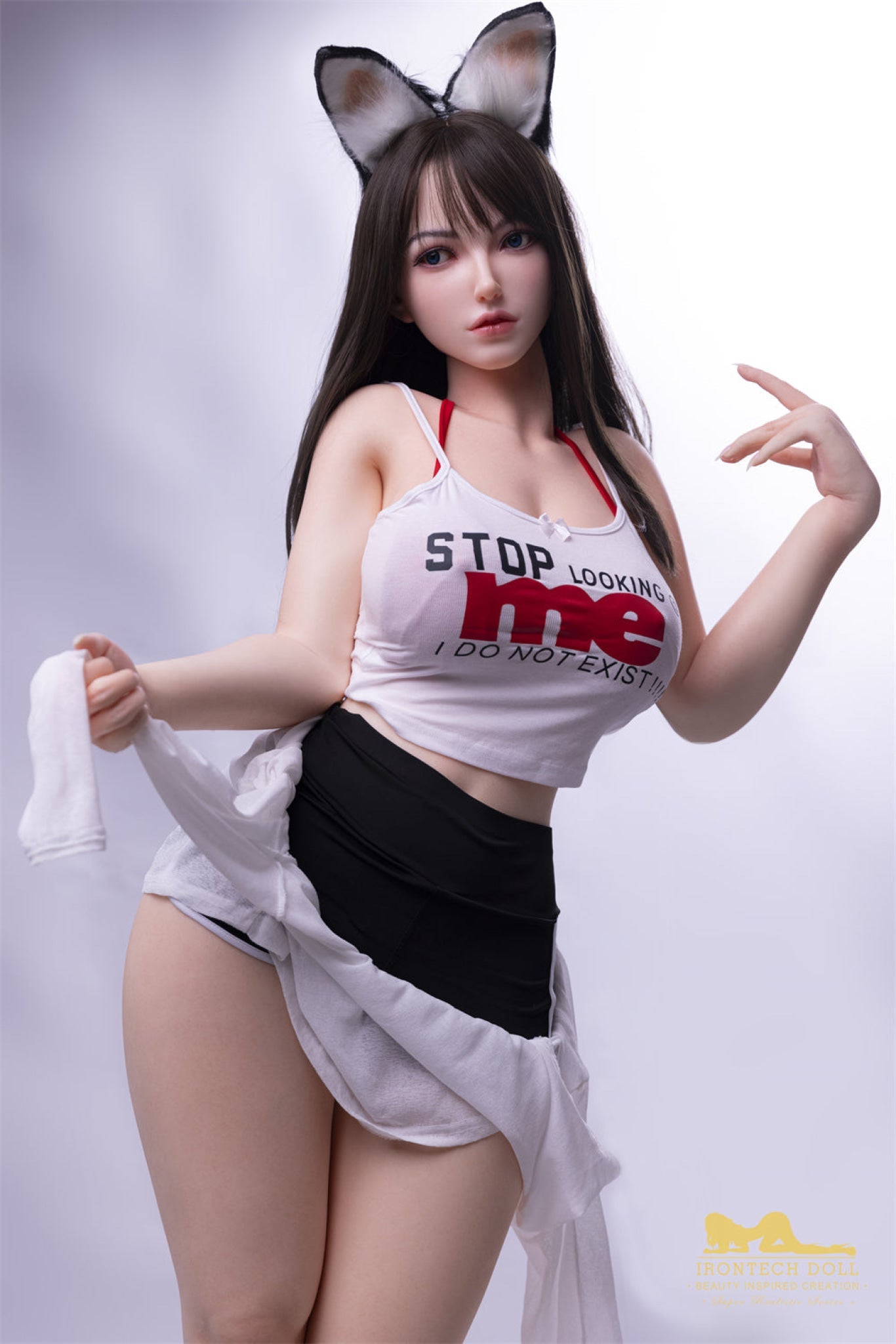 Joline  165cm(5ft4) F-Cup Brunette Asian full Silicone - IronTech Doll®