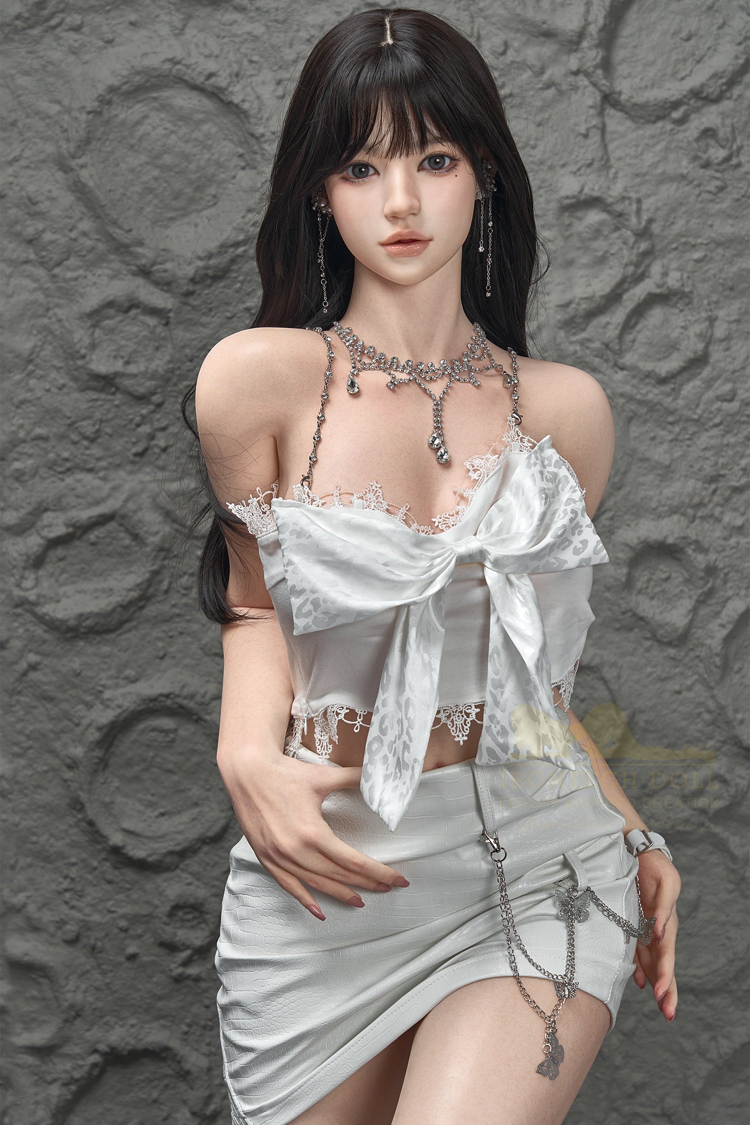 Evie ROS head 159cmT(5ft21) D-Cup real skin  Silicone Sex Doll - Super Realistic Silicone Series - IronTech Doll®