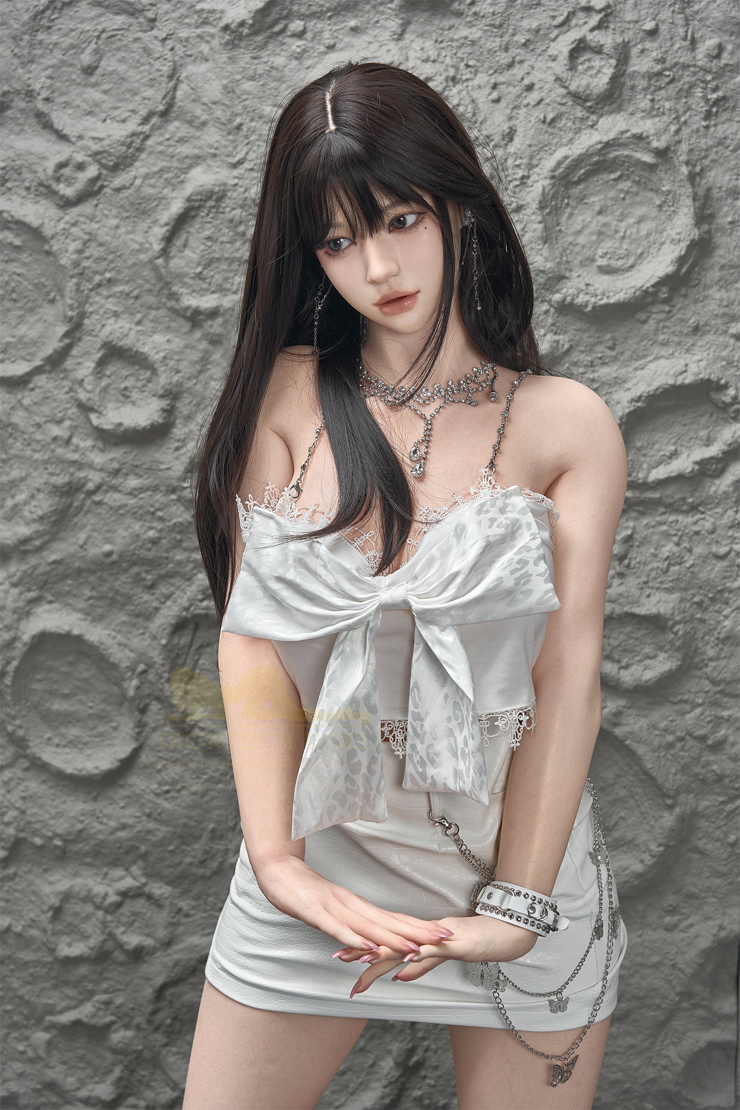 Evie ROS head 159cmT(5ft21) D-Cup real skin  Silicone Sex Doll - Super Realistic Silicone Series - IronTech Doll®