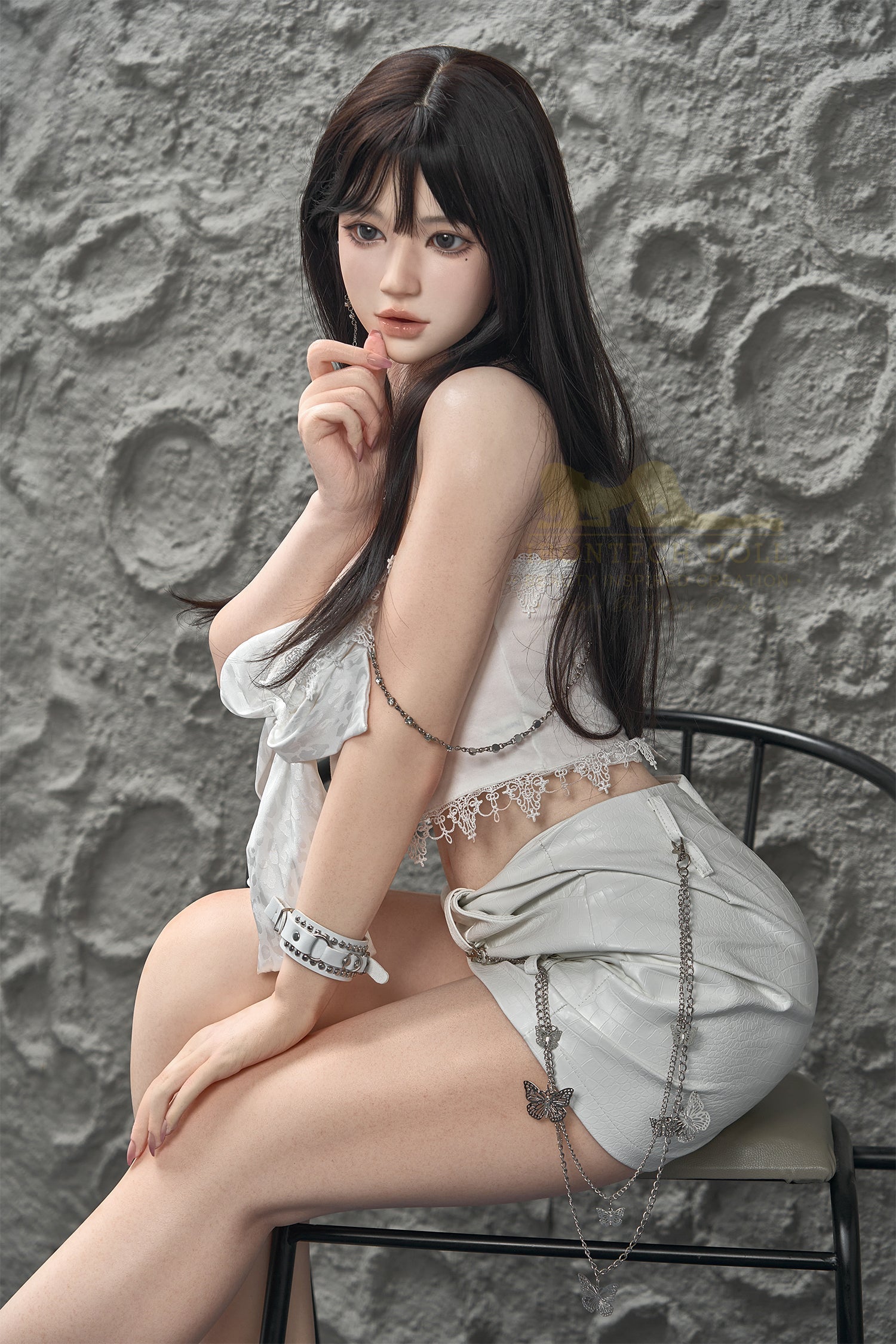 Evie ROS head 159cmT(5ft21) D-Cup real skin  Silicone Sex Doll - Super Realistic Silicone Series - IronTech Doll®