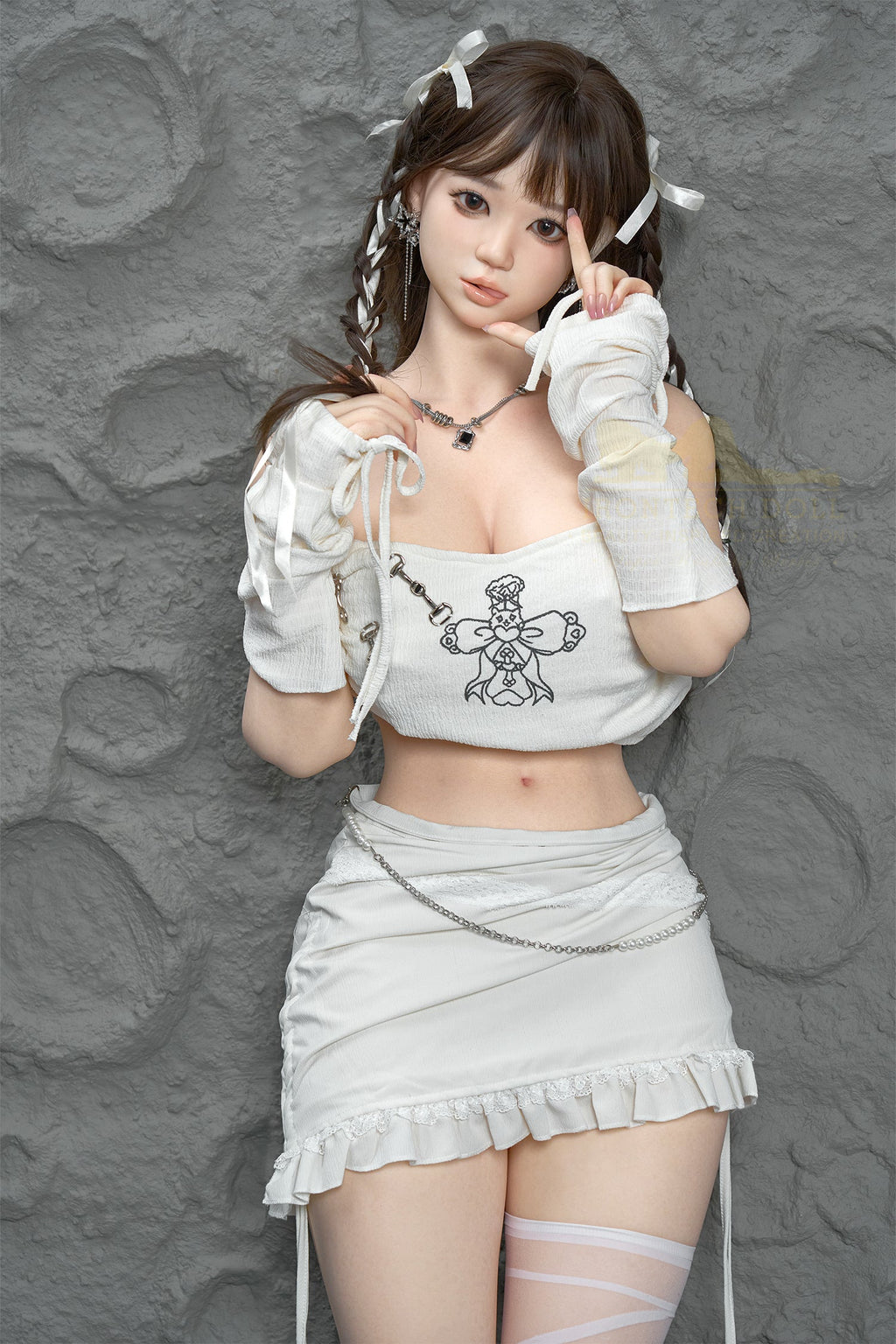 Wonder Dolly Nia ROS head 158T (5ft21) E-Cup  real skin Realistic Silicone Love Doll - Super Realistic Silicone Series - IronTech Doll®