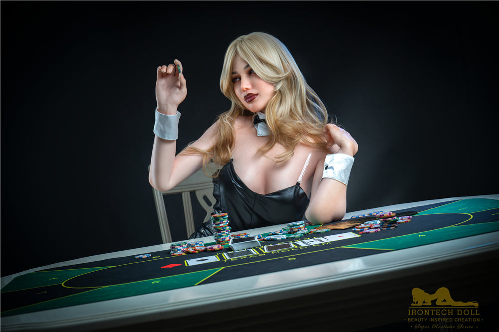 Celine 168cm(5ft6) A-Cup Silicone Love Doll - IronTech Doll®