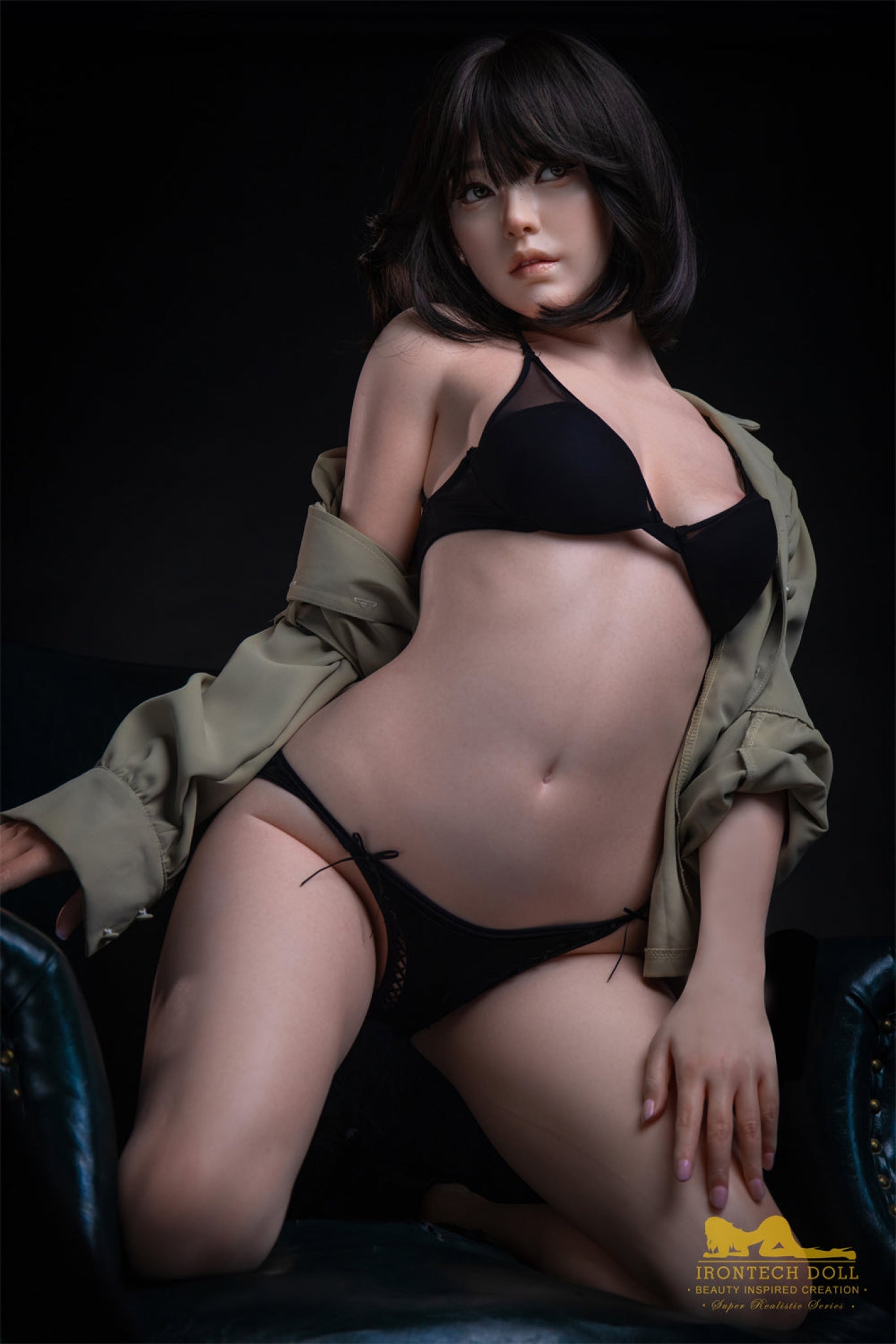 Eileen 163cm (5ft3) A-Cup Brunette Full Silicone Love Doll - IronTech Doll®