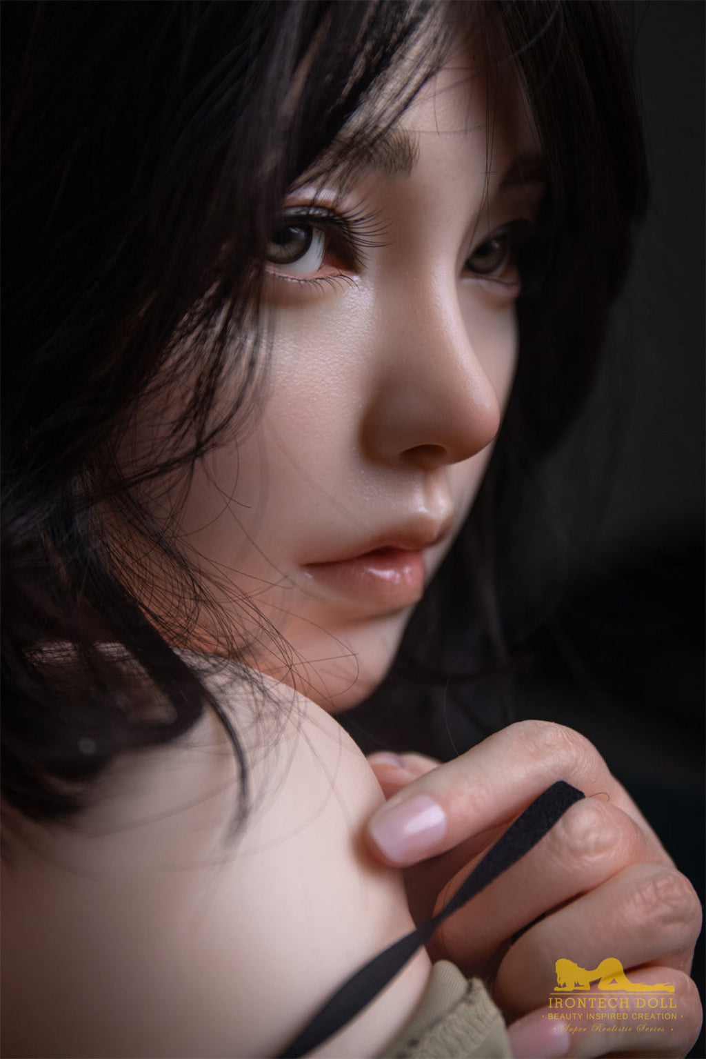 Eileen 163cm (5ft3) A-Cup Brunette Full Silicone Love Doll - IronTech Doll®