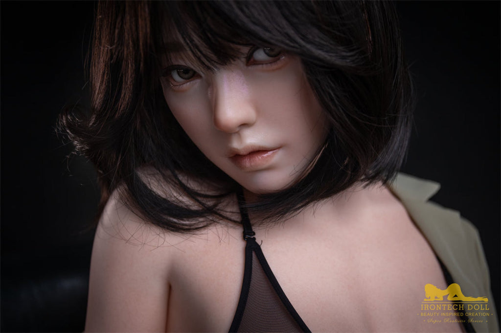 Eileen 163cm (5ft3) A-Cup Brunette Full Silicone Love Doll - IronTech Doll®