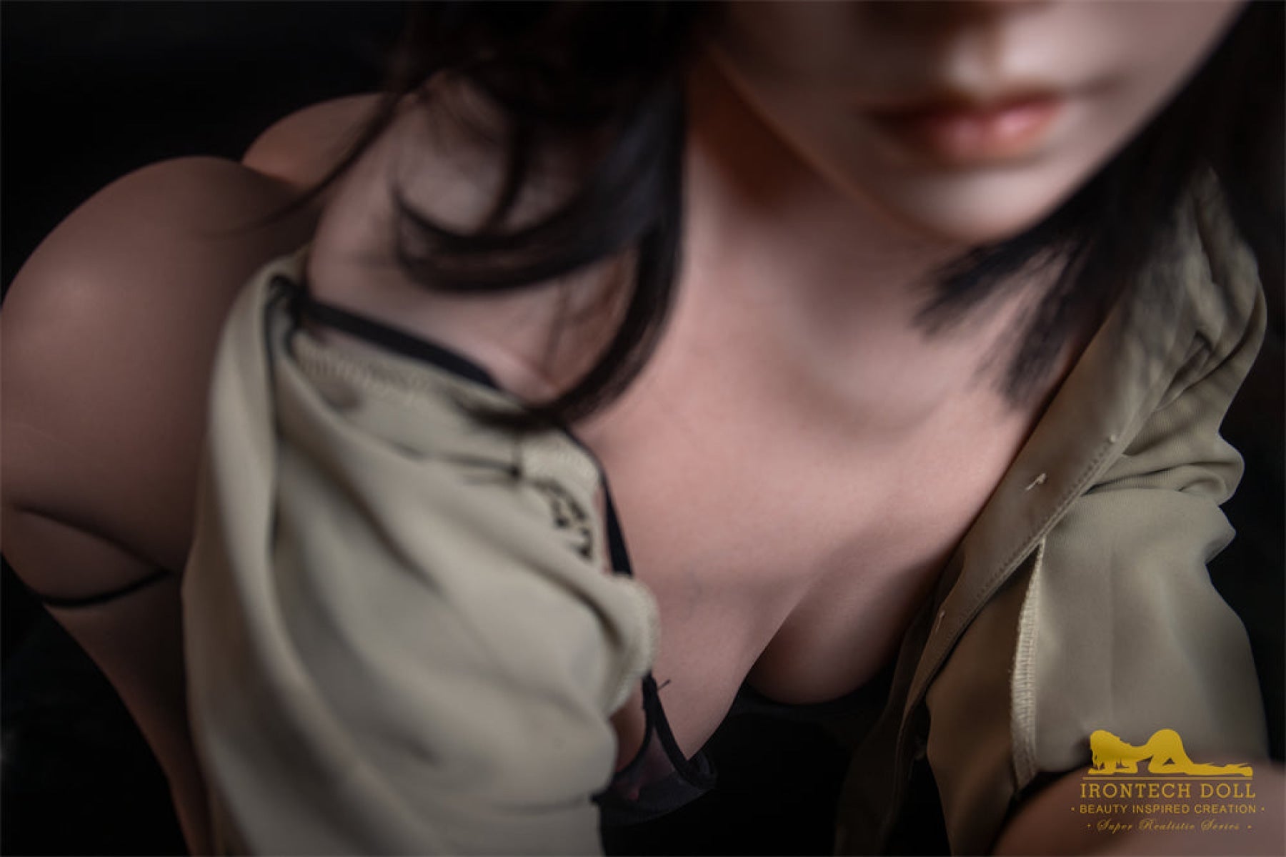 Eileen 163cm (5ft3) A-Cup Brunette Full Silicone Love Doll - IronTech Doll®