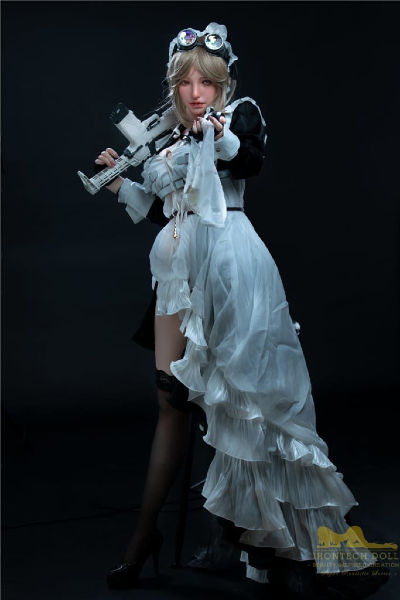 Eva  165cm(5ft4) F-Cup Blonde full Silicone - IronTech Doll®