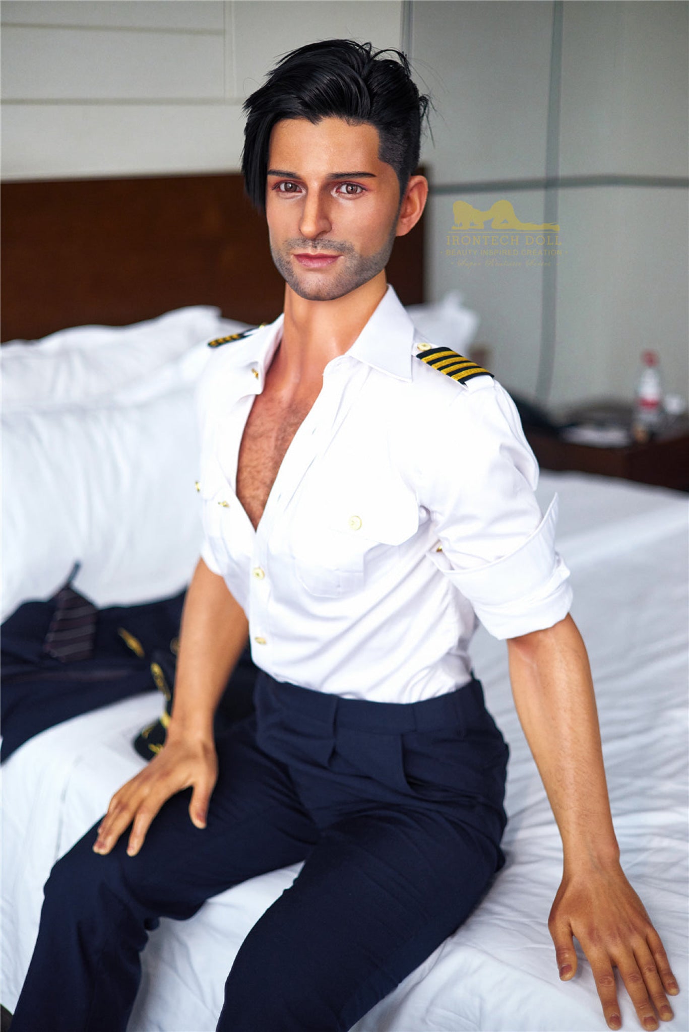 George 176cm( 5ft8) Pilot Silicone Male Sex Doll - IronTech Doll®