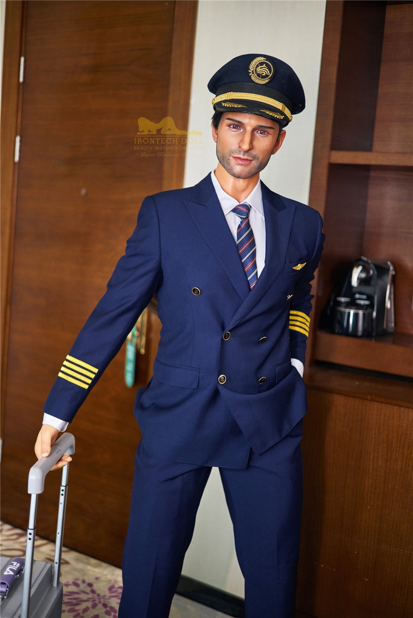 George 176cm( 5ft8) Pilot Silicone Male Sex Doll - IronTech Doll®