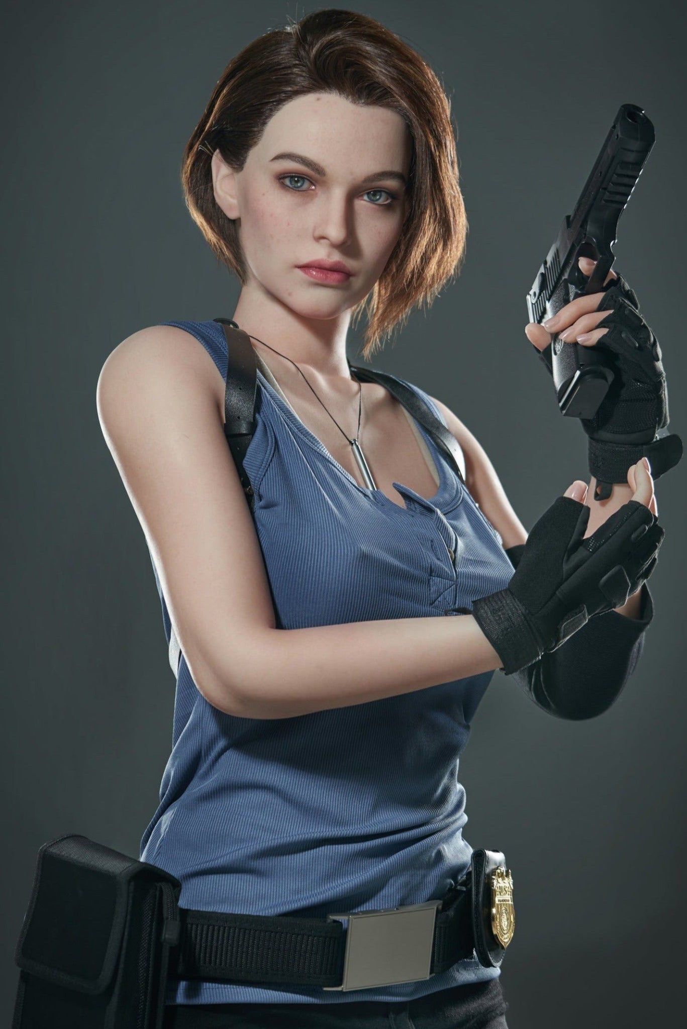 Jill Valentine Lady Silicone Sex Doll - Game Lady Doll