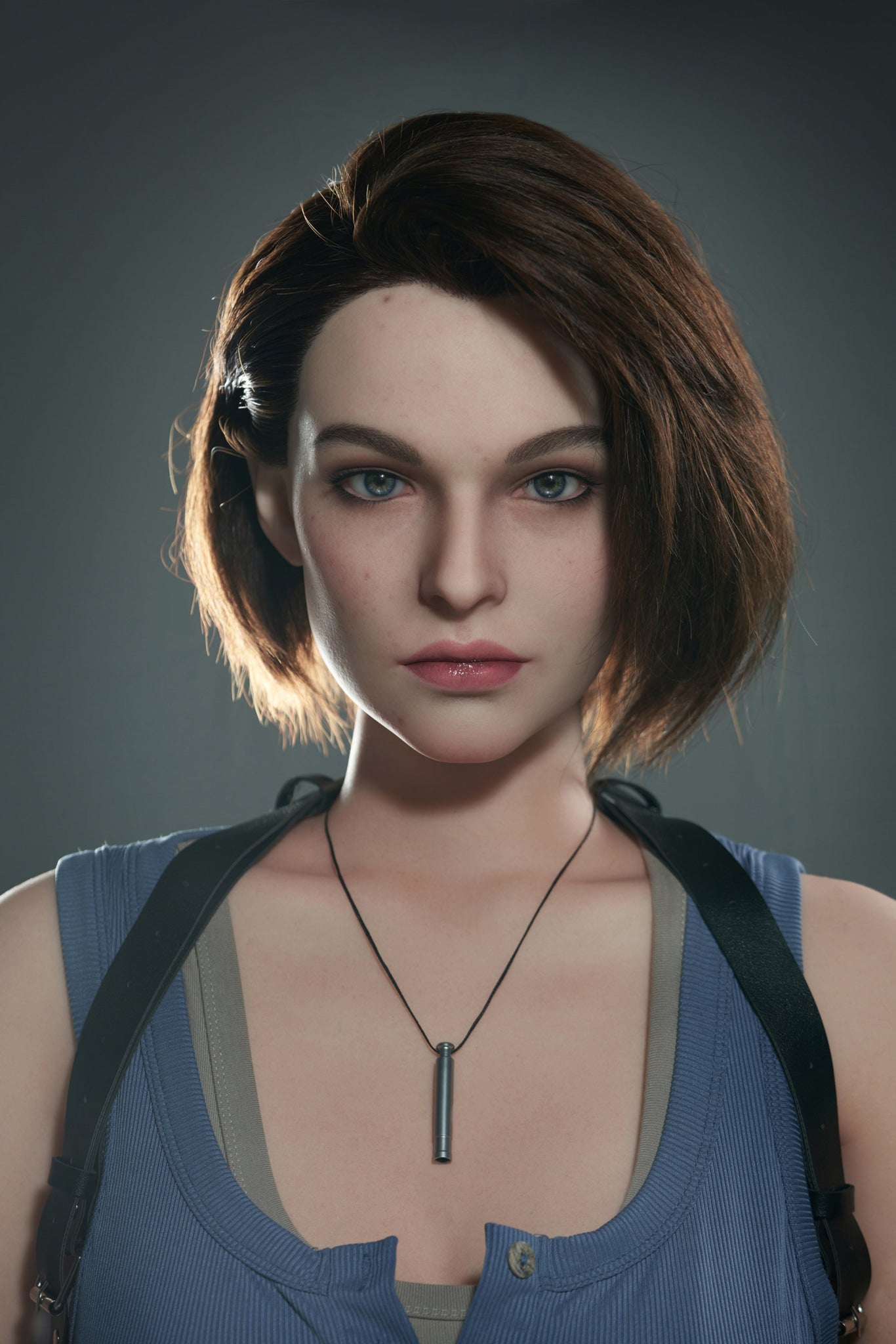 Jill Valentine Lady Silicone Sex Doll - Game Lady Doll