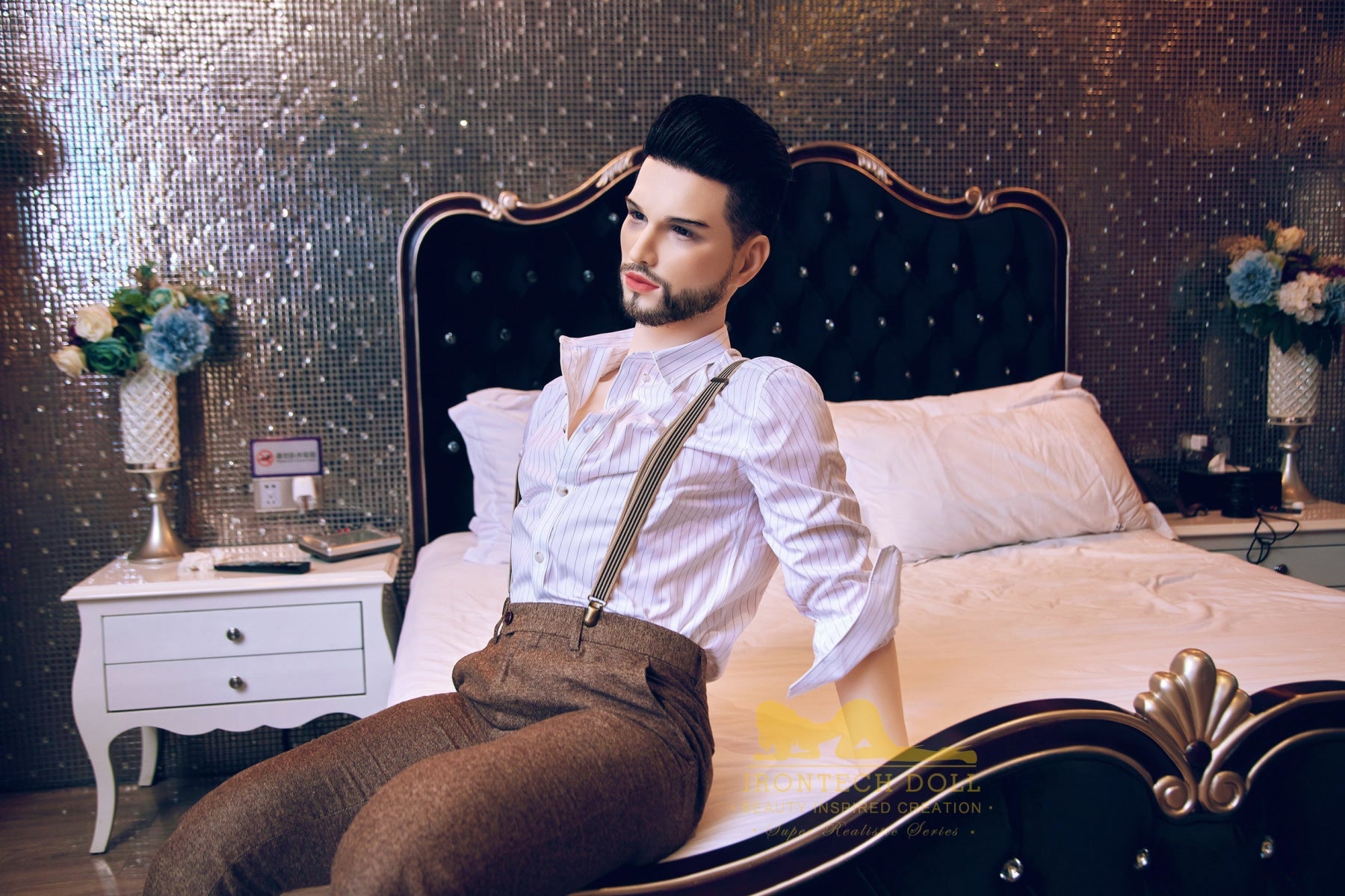 Kevin 162cm(5ft3) TPE body and silicone head Hybrid Male Sex Doll - Iron Tech Doll