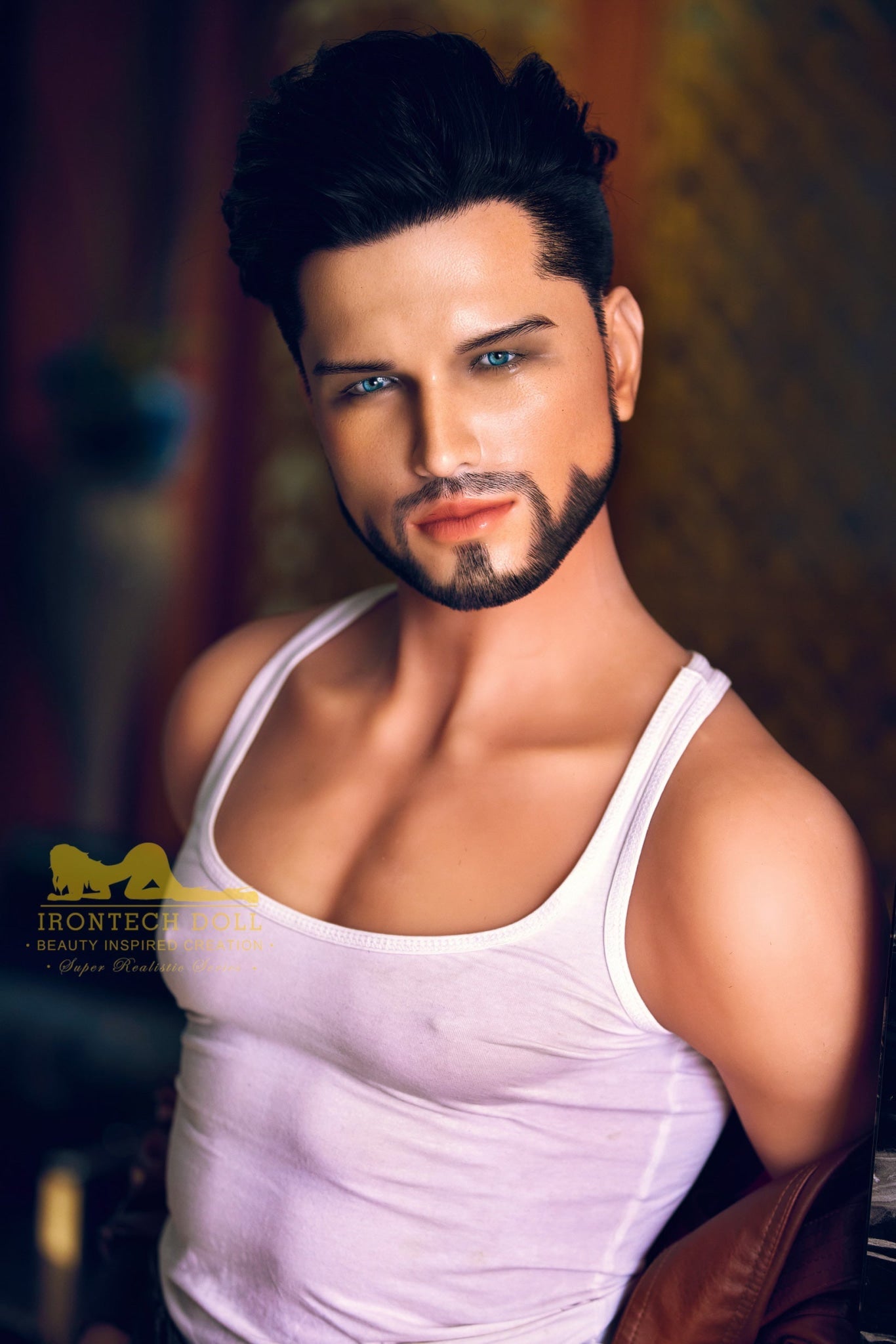 Kelvin 162cm(5ft3) TPE body and silicone head Hybrid Male Sex Doll - Iron Tech Doll