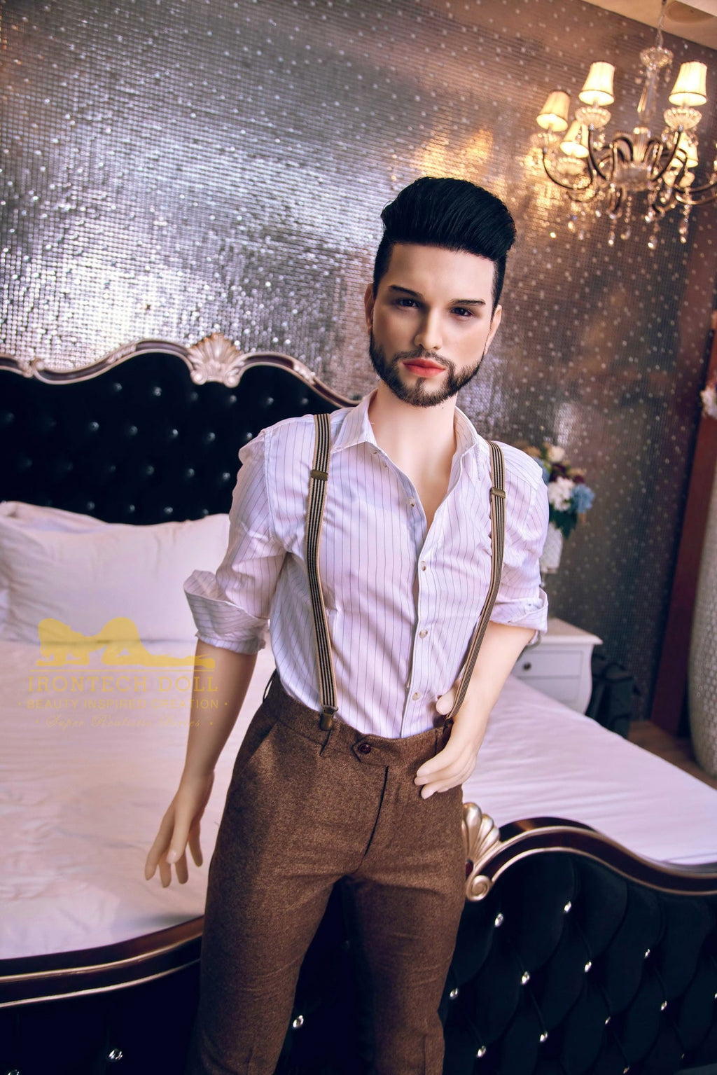 Kevin 162cm(5ft3) TPE body and silicone head Hybrid Male Sex Doll - Iron Tech Doll