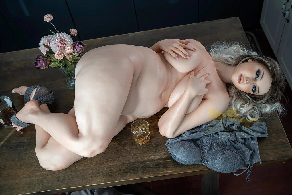 Celine 162cmplus (5ft3) F-Cup BBW Premium Silicone Sex Doll - Super Realistic Series - IronTech Doll