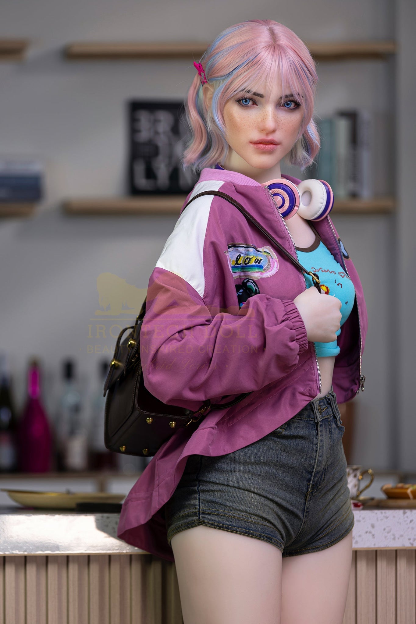 Heidi 162cm(5ft3) A-Cup  Hybrid Silicone Head + TPE Body - IronTech Doll®