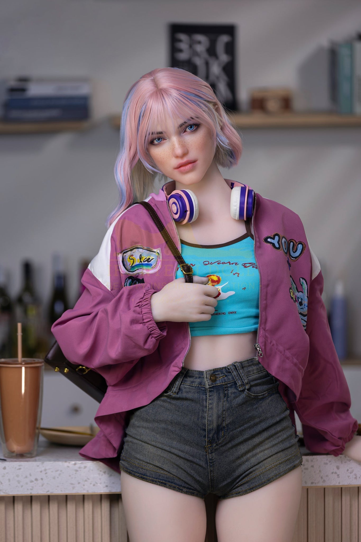 Heidi 162cm(5ft3) A-Cup  Hybrid Silicone Head + TPE Body - IronTech Doll®