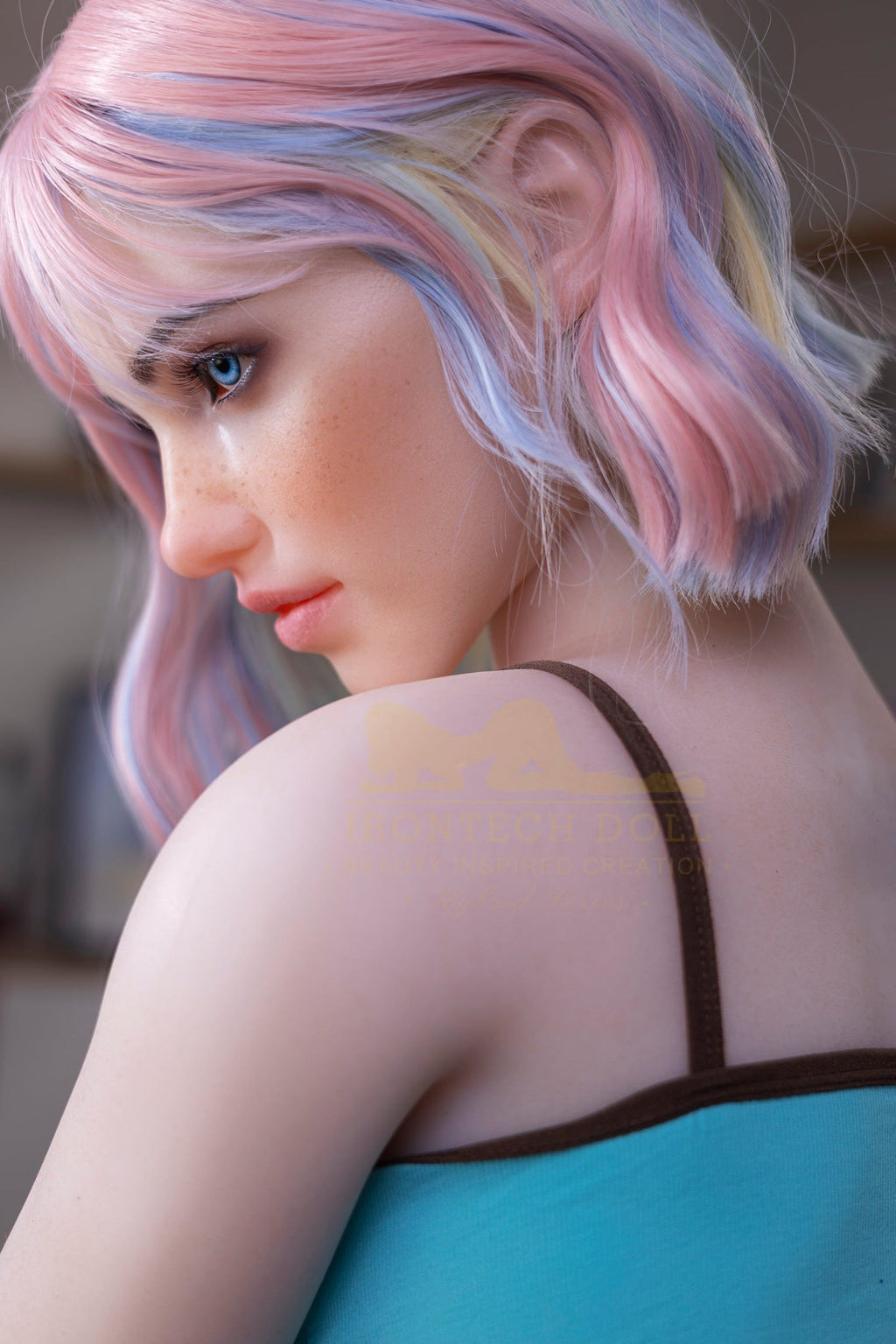 Heidi 162cm(5ft3) A-Cup  Hybrid Silicone Head + TPE Body - IronTech Doll®