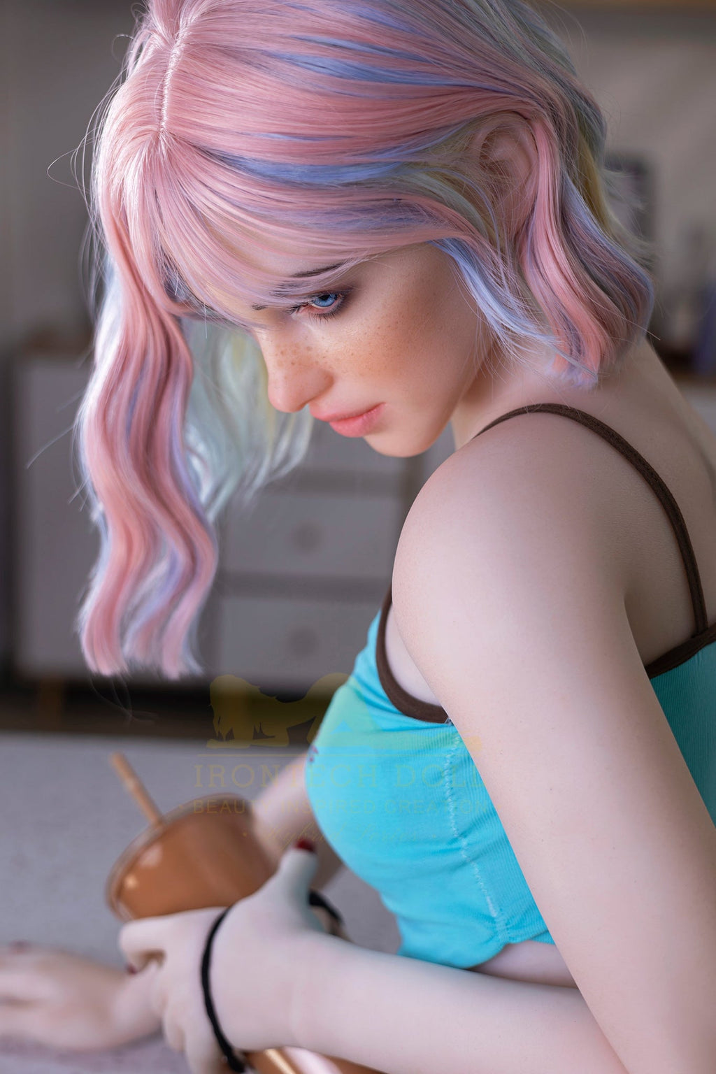 Heidi 162cm(5ft3) A-Cup  Hybrid Silicone Head + TPE Body - IronTech Doll®