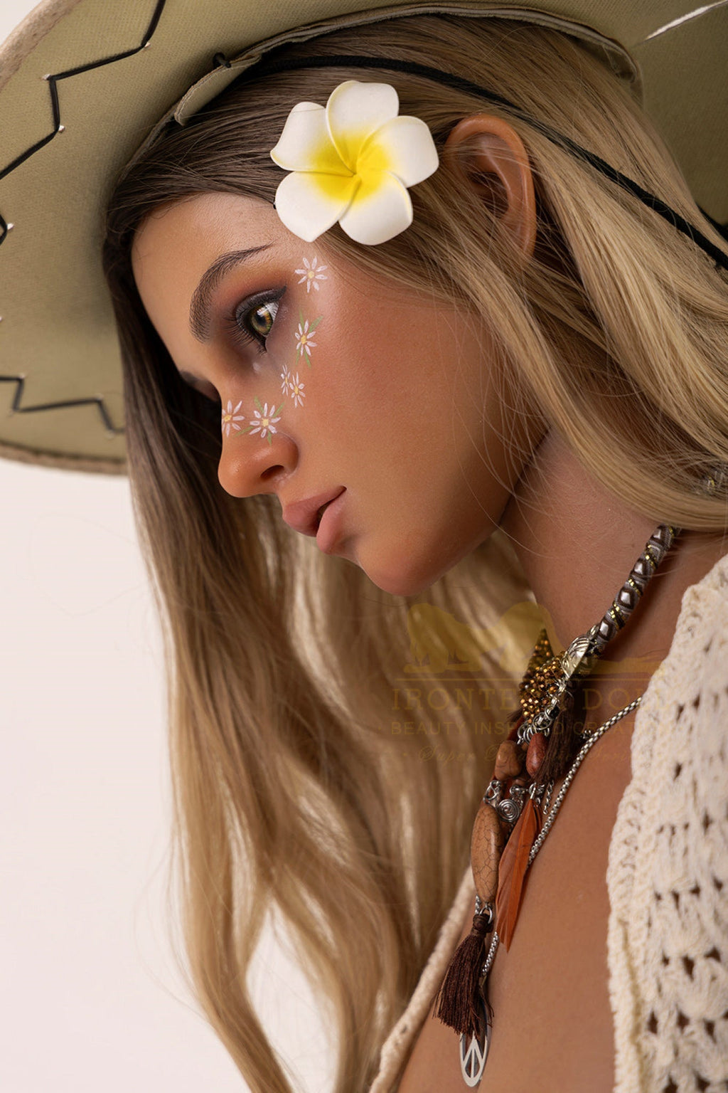 Tina  169cm(5ft5) B-Cup Dark Tanned Premium Silicone Love Doll - Super Realistic Series - IronTech Doll