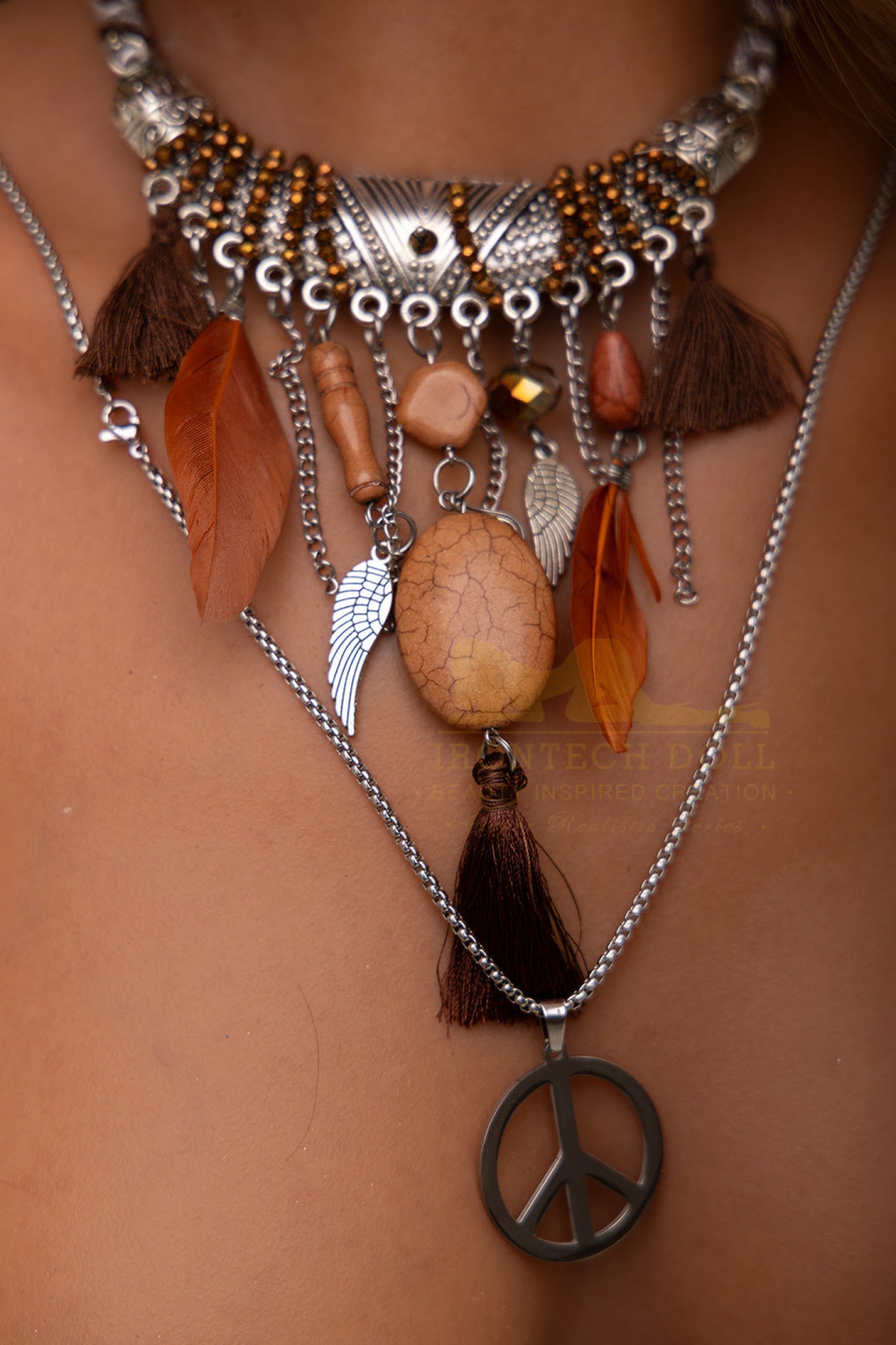 Tina  169cm(5ft5) B-Cup Dark Tanned Premium Silicone Love Doll - Super Realistic Series - IronTech Doll