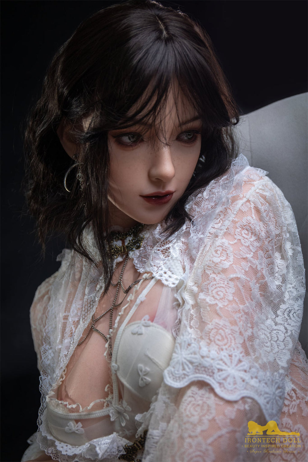 Nabi 163cm (5ft3) A-Cup Brunette full Silicone - IronTech Doll®