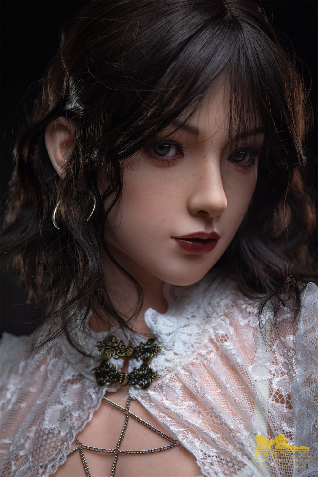 Nabi 163cm (5ft3) A-Cup Brunette full Silicone - IronTech Doll®