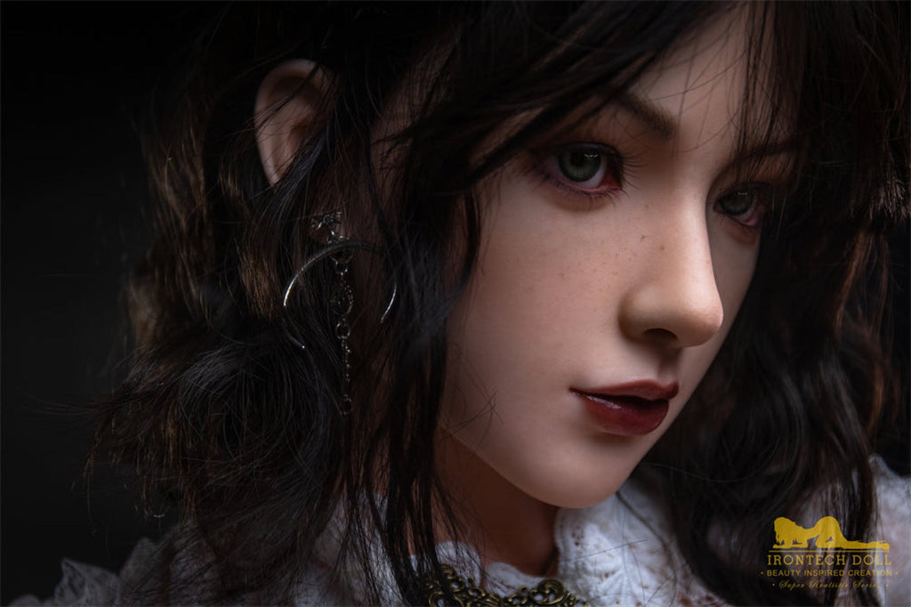 Nabi 163cm (5ft3) A-Cup Brunette full Silicone - IronTech Doll®