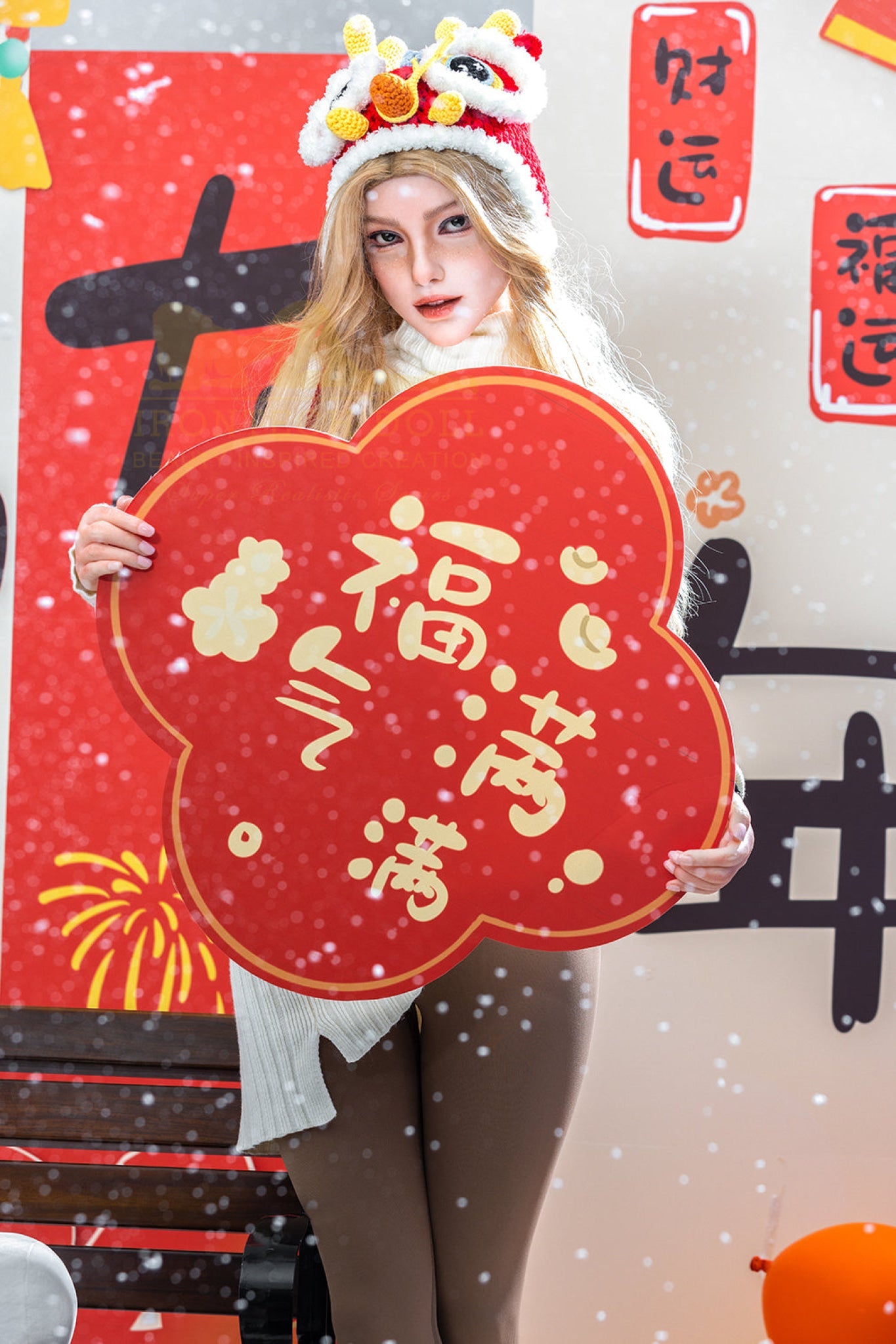 Vivian 163cm (5ft3) A-Cup Blonde Full Silicone - IronTech Doll®