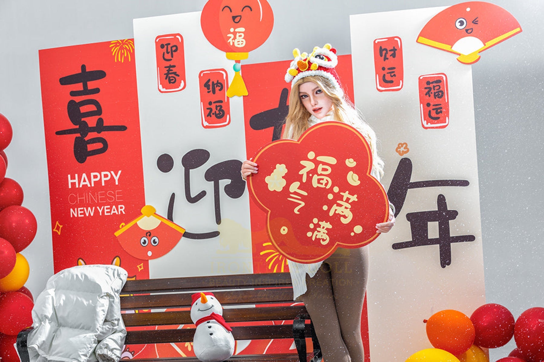 Vivian 163cm (5ft3) A-Cup Blonde Full Silicone - IronTech Doll®